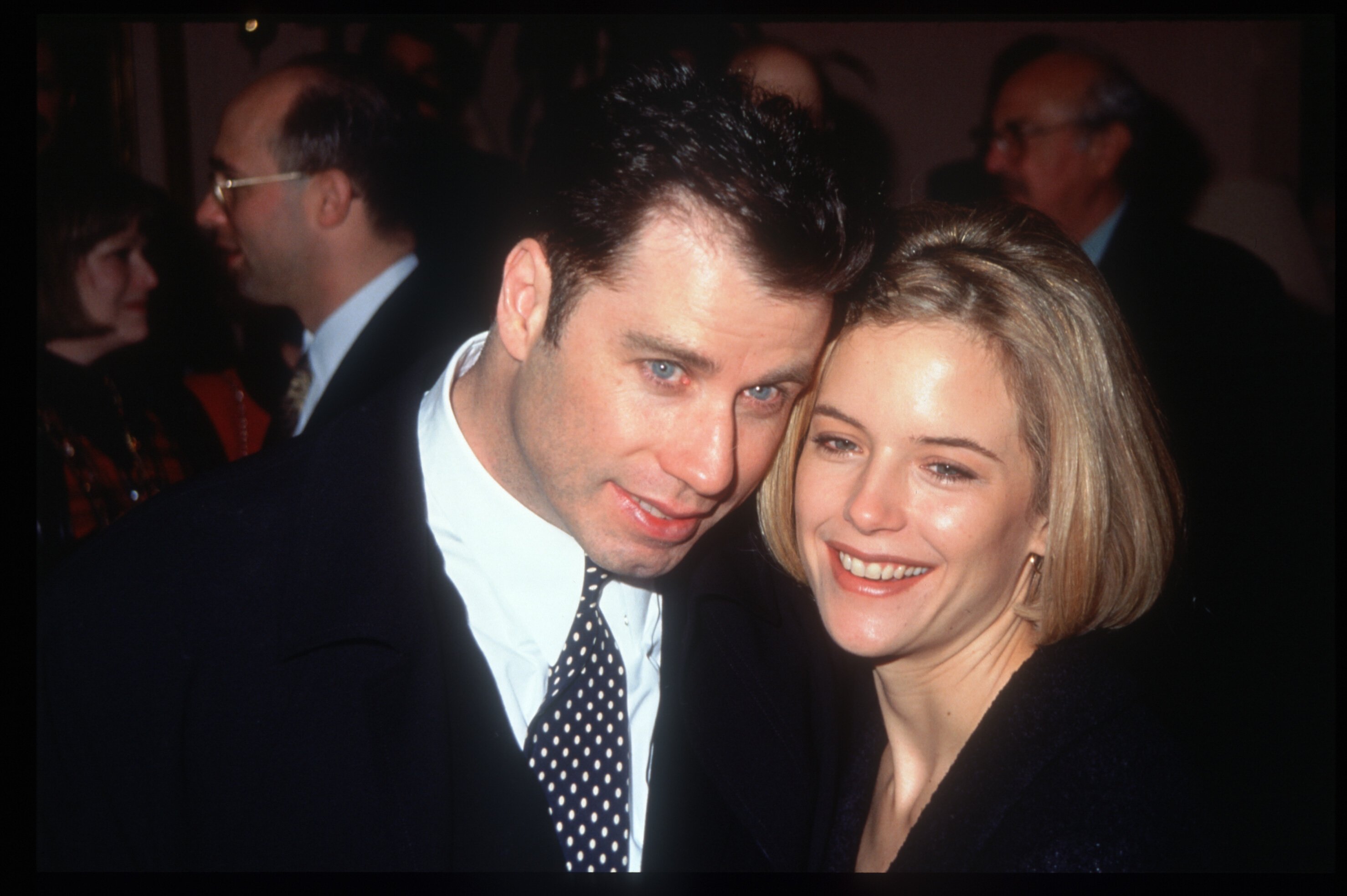 John Travolta and Kelly Preston in 1995|  Barry King/Liaison