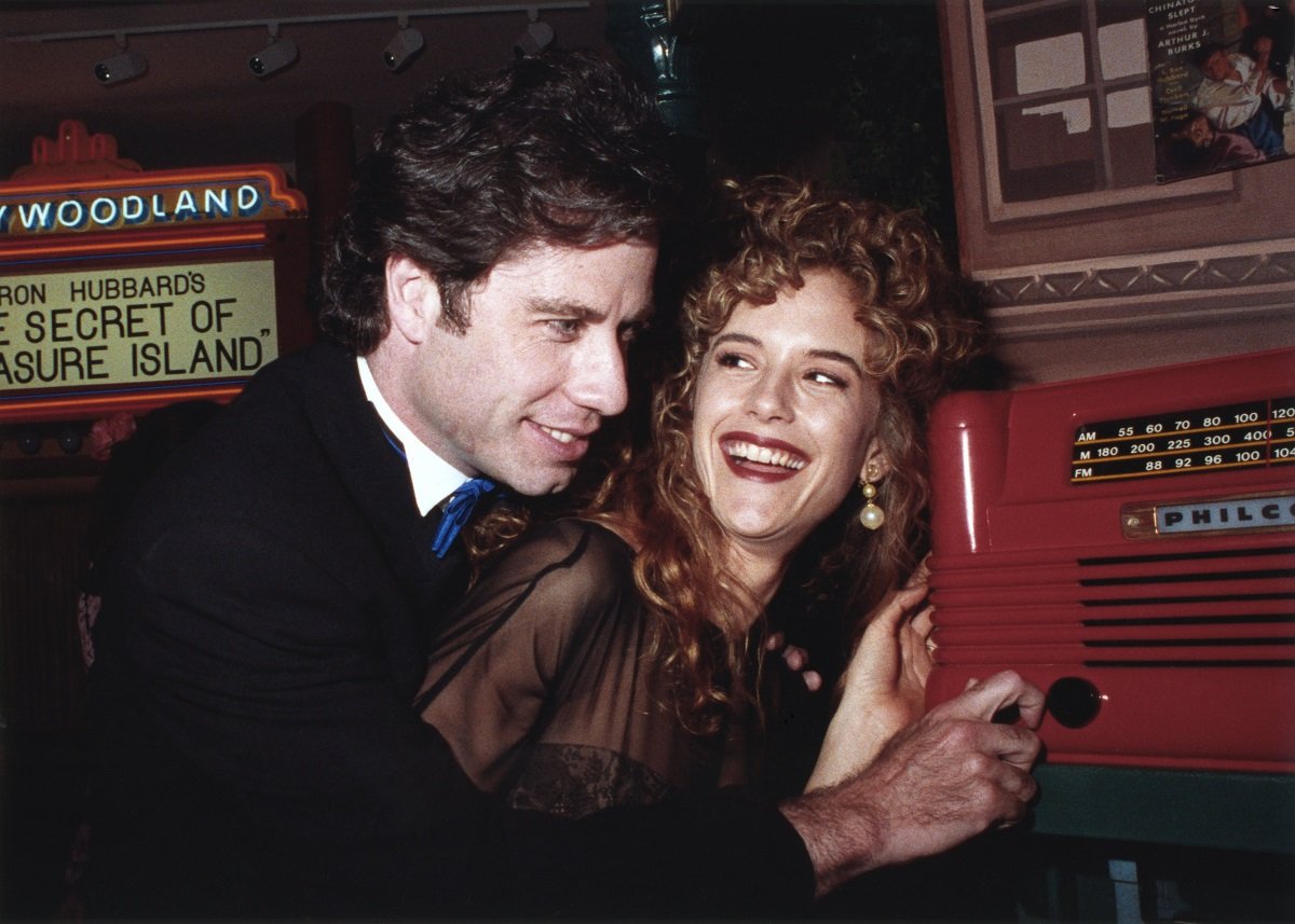 John Travolta and Kelly Preston