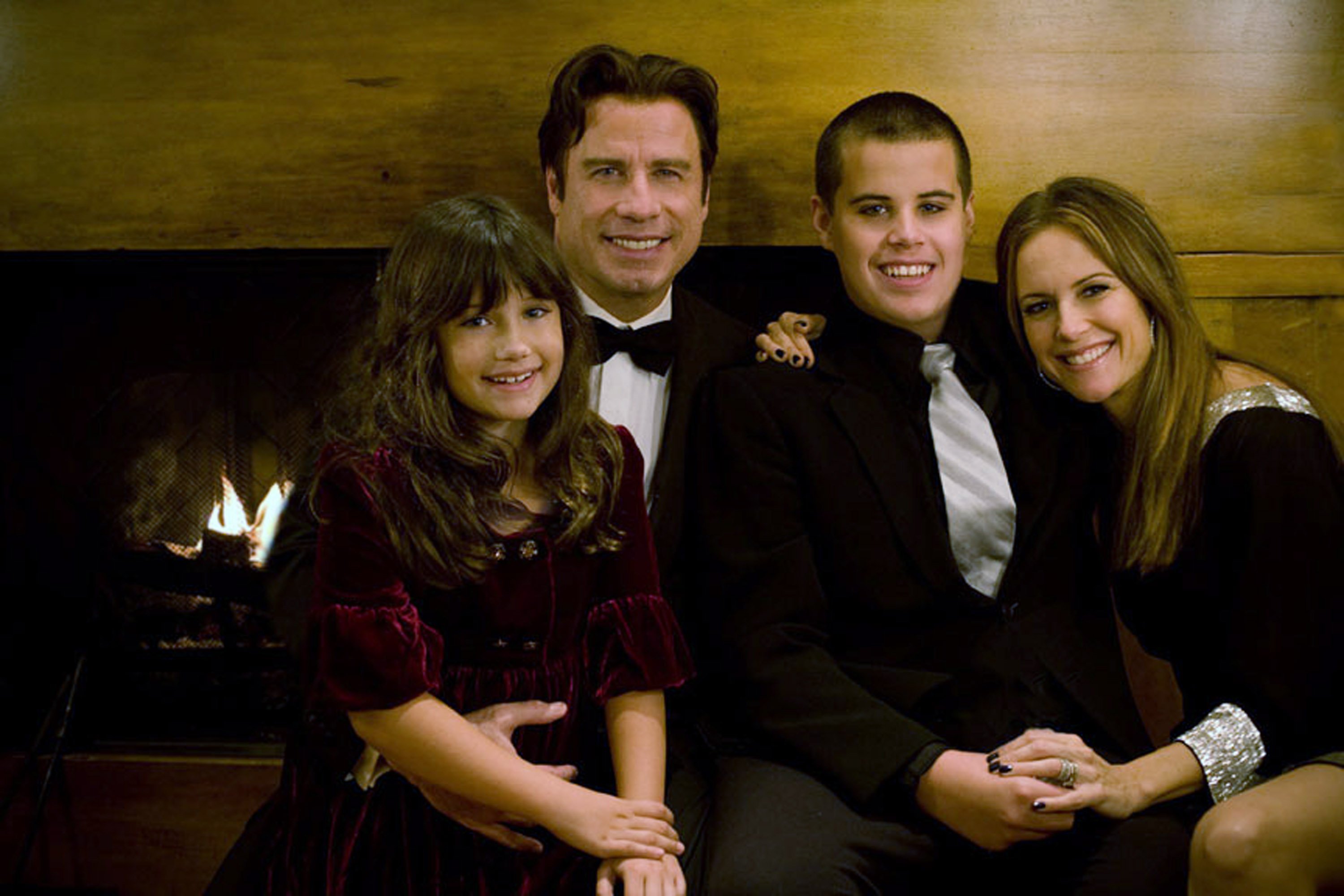 John Travolta and Kelly Preston family