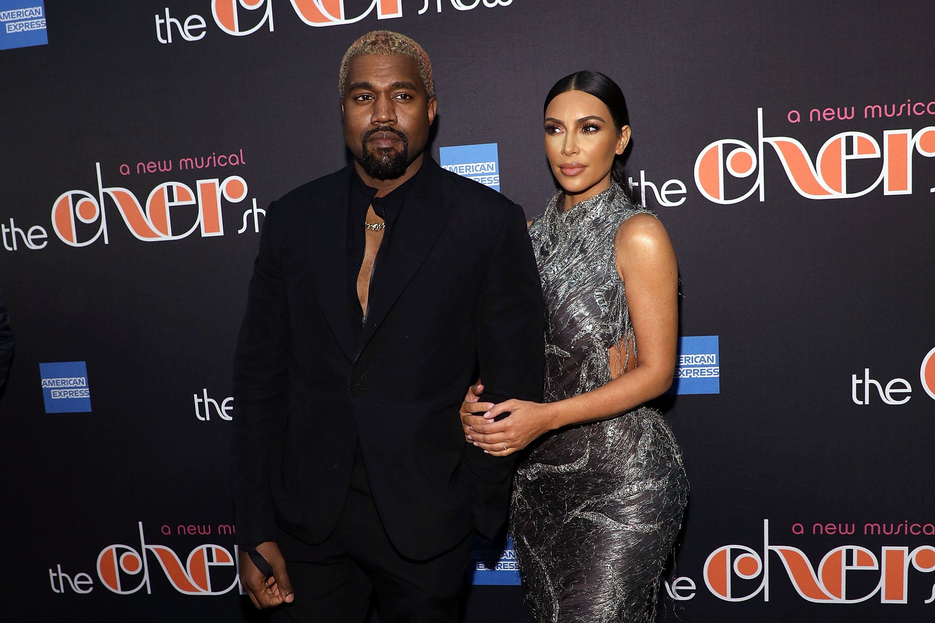 Kanye West and Kim Kardashian West