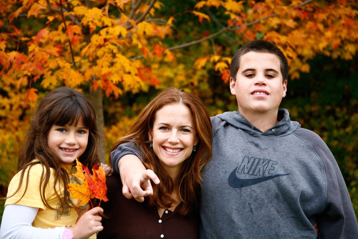 Kelly Preston, Ella Bleu and Jett Travolta