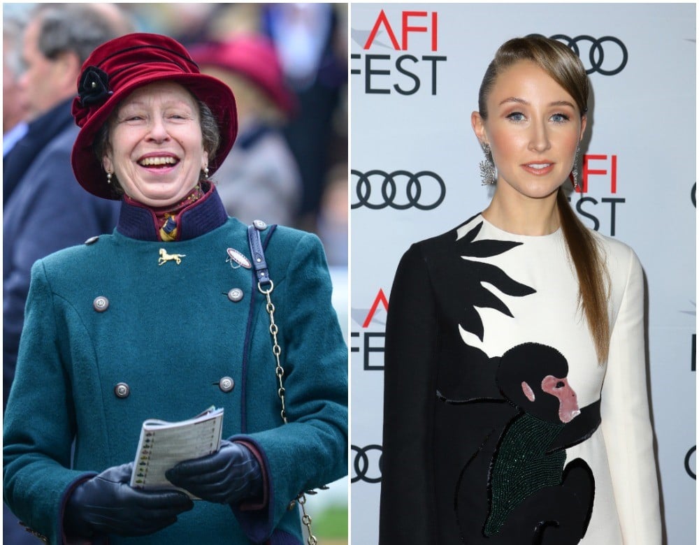 (L) Princess Anne, (R) Erin Doherty