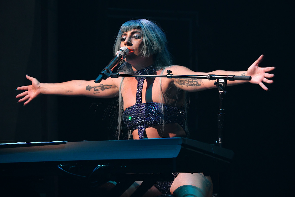 Lady Gaga performs onstage