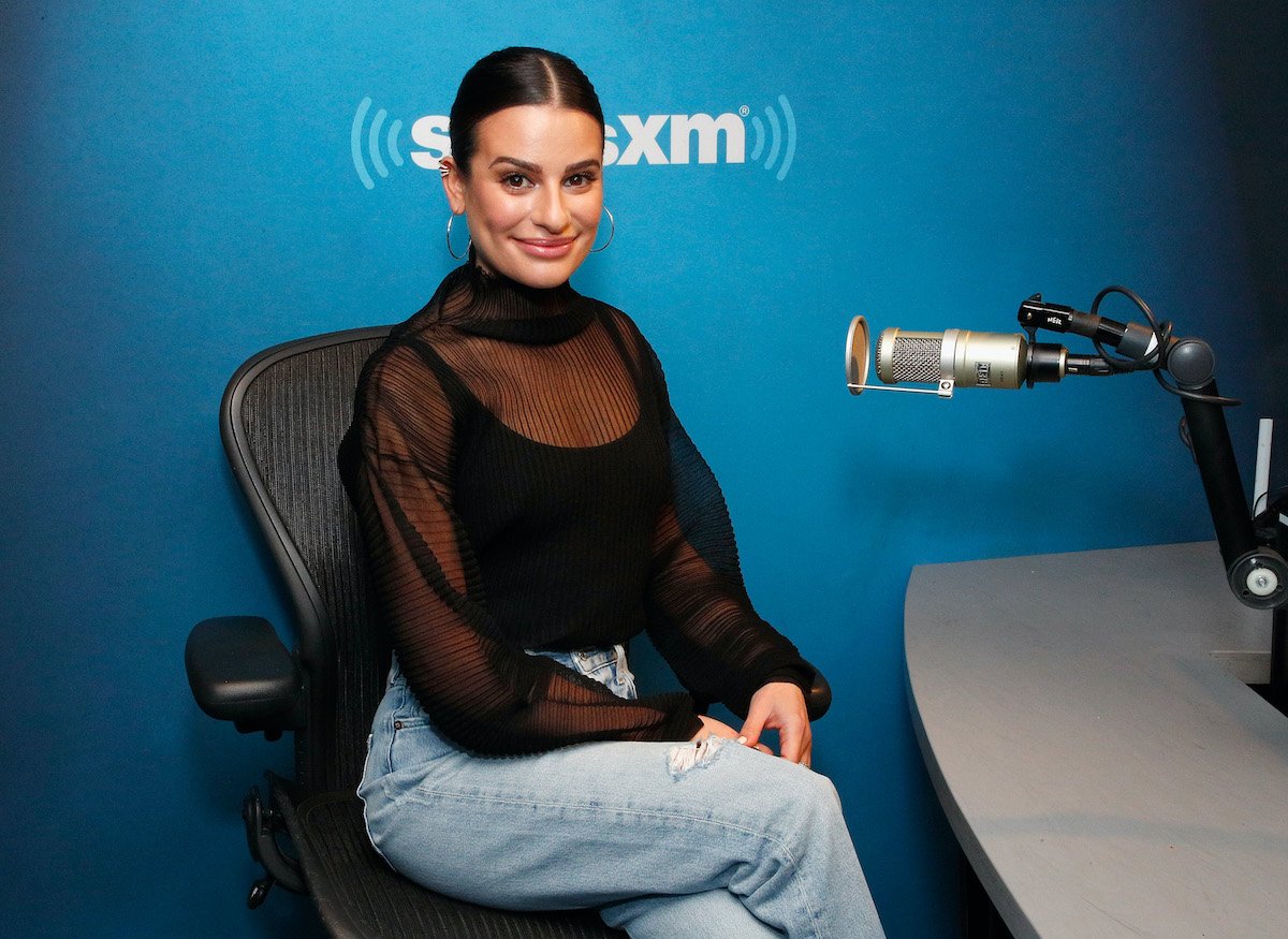 Lea Michele visits the SiriusXM Studios