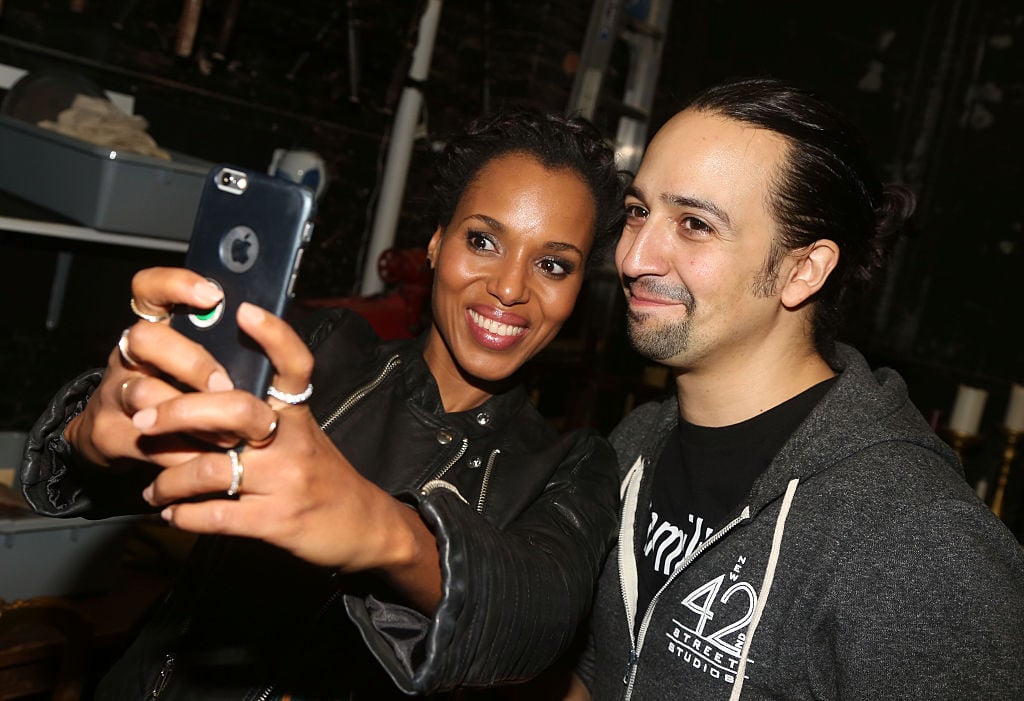 Kerry Washington and Lin-Manuel Miranda