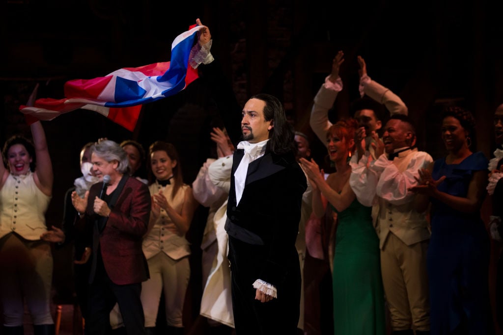 Lin-Manuel Miranda  of the award-winning Broadway musical, 'Hamilton'