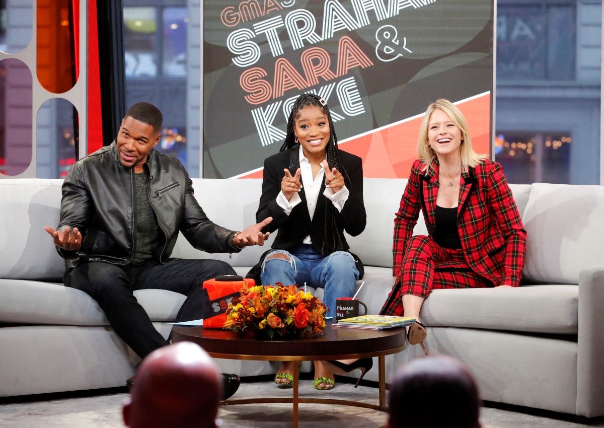 MICHAEL STRAHAN, KEKE PALMER, SARA HAINES