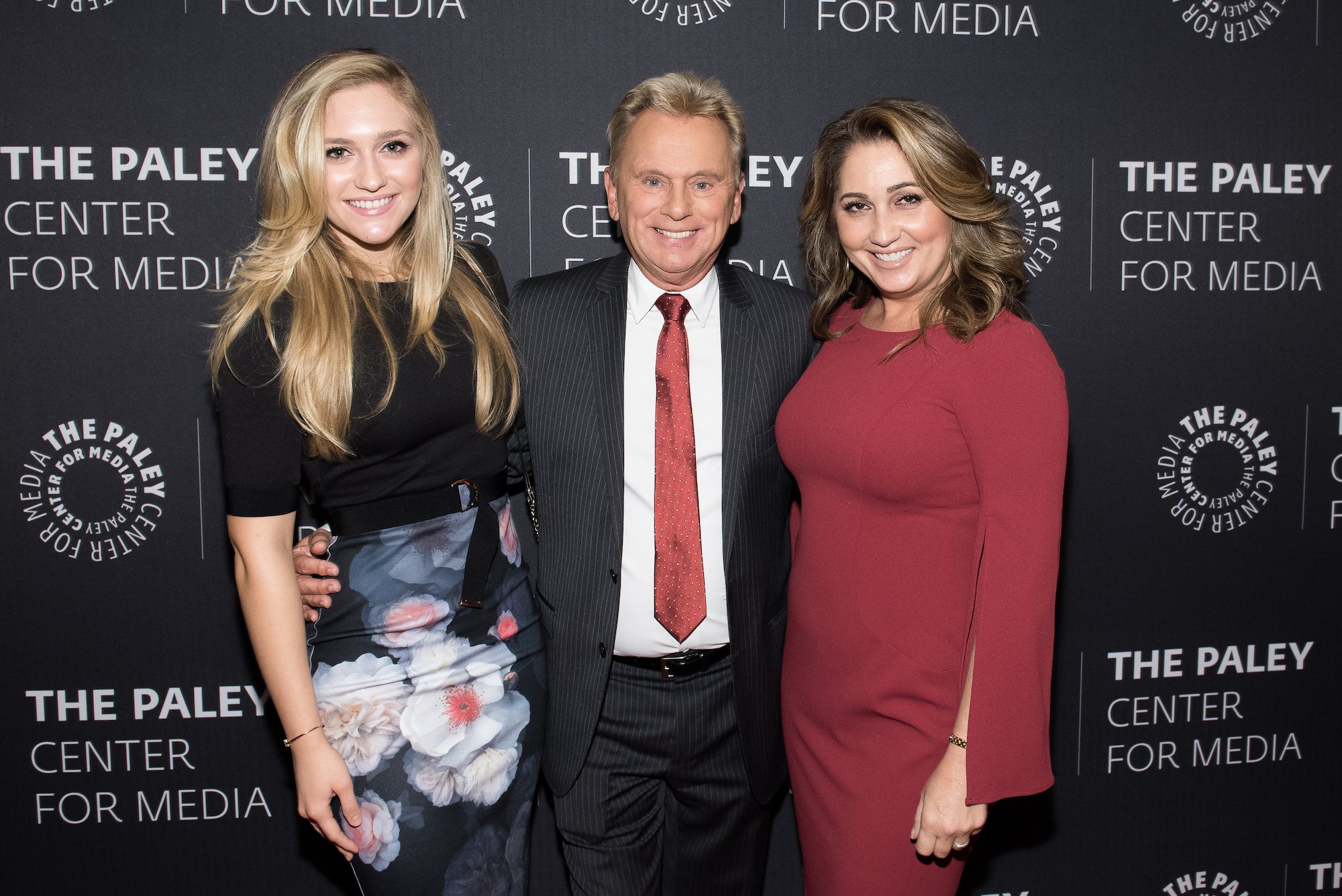 Maggie Sajak, Pat Sajak, and Lesly Brown attend The Paley Center For Media Presents: Wheel Of Fortune: 35 Years As America's Game