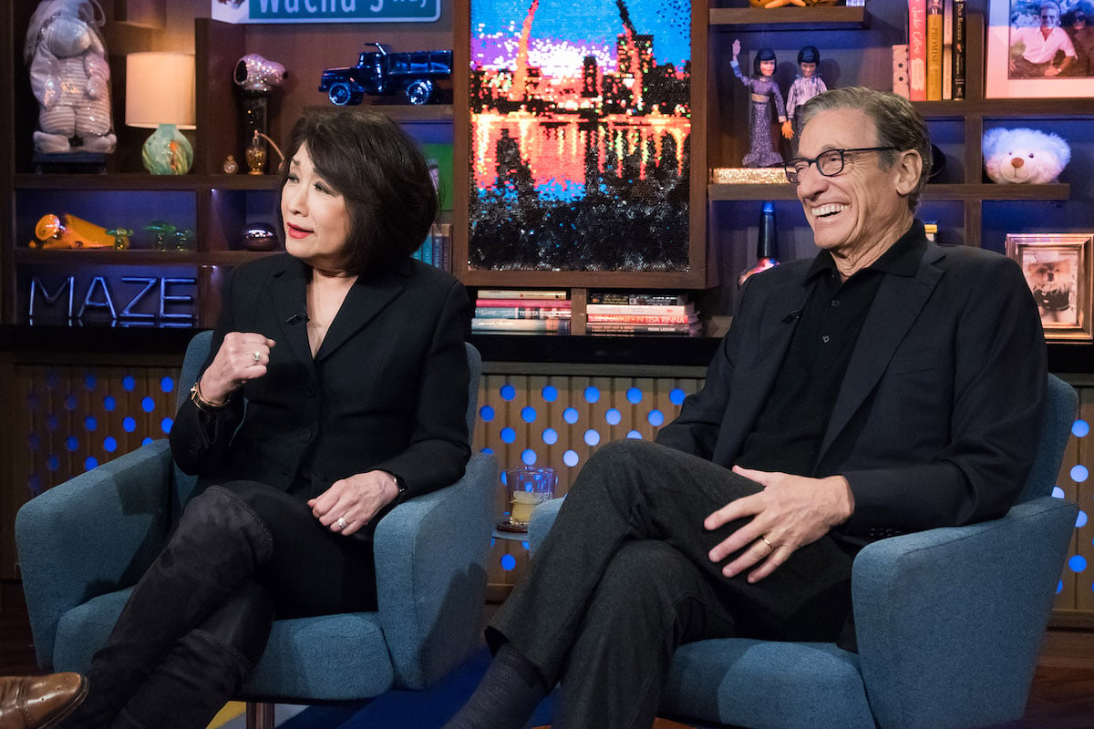 Connie Chung and Maury Povich