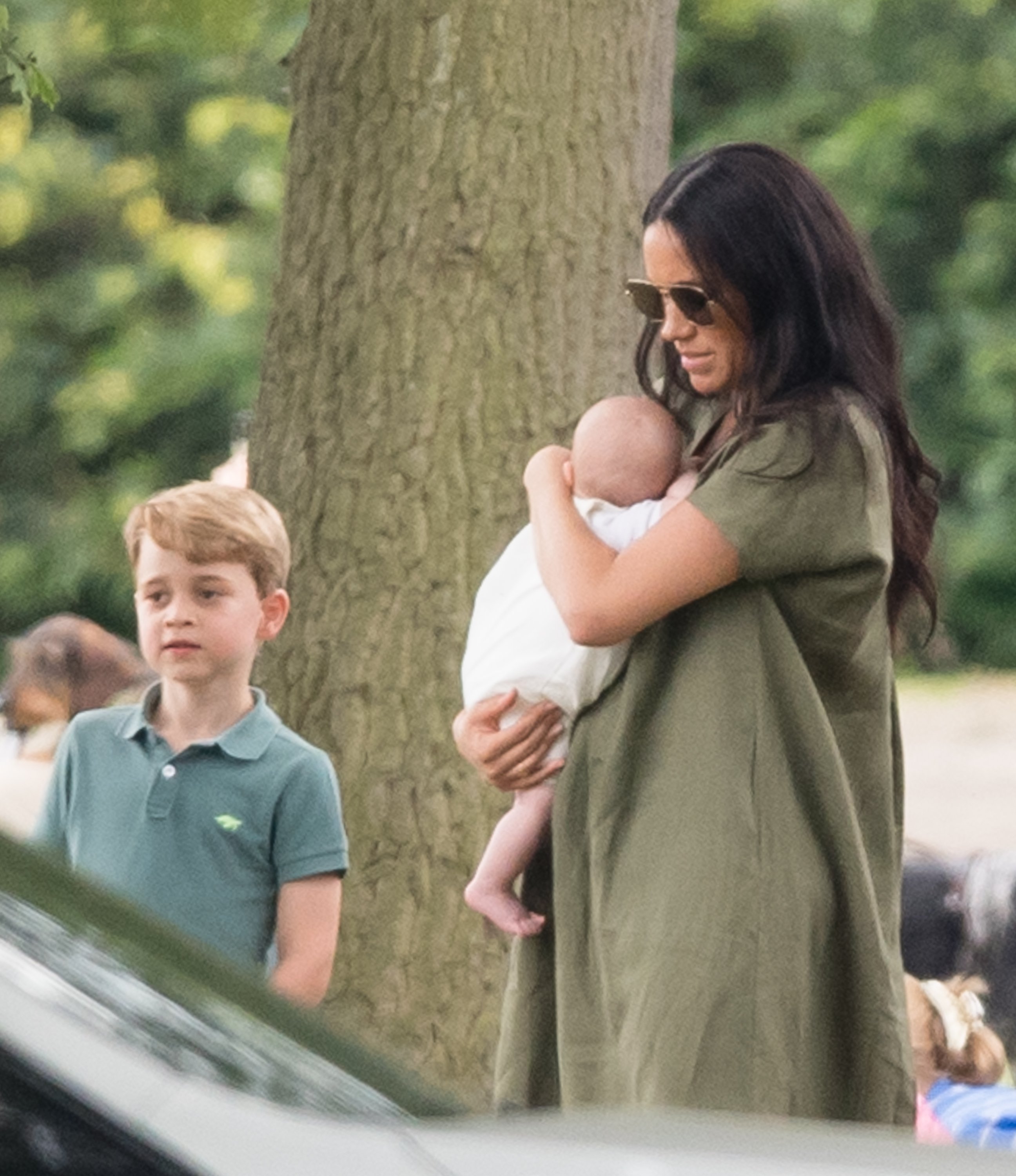 Meghan Markle, Archie Harrison Mountbatten-Windsor, and Prince George