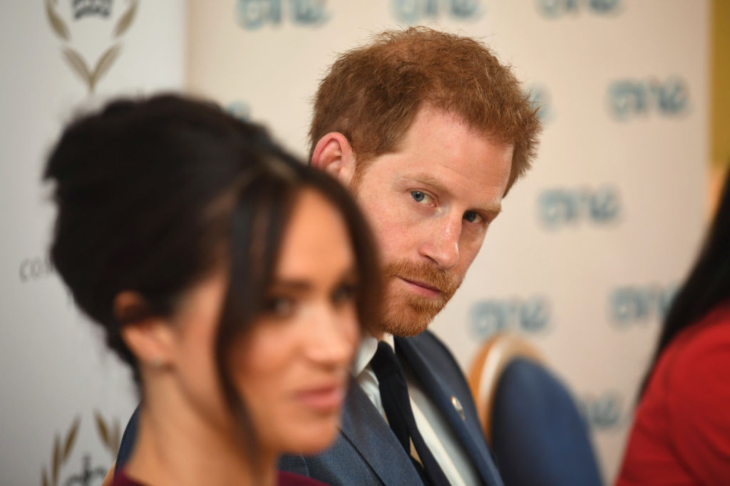 Meghan Markle and Prince Harry at an event