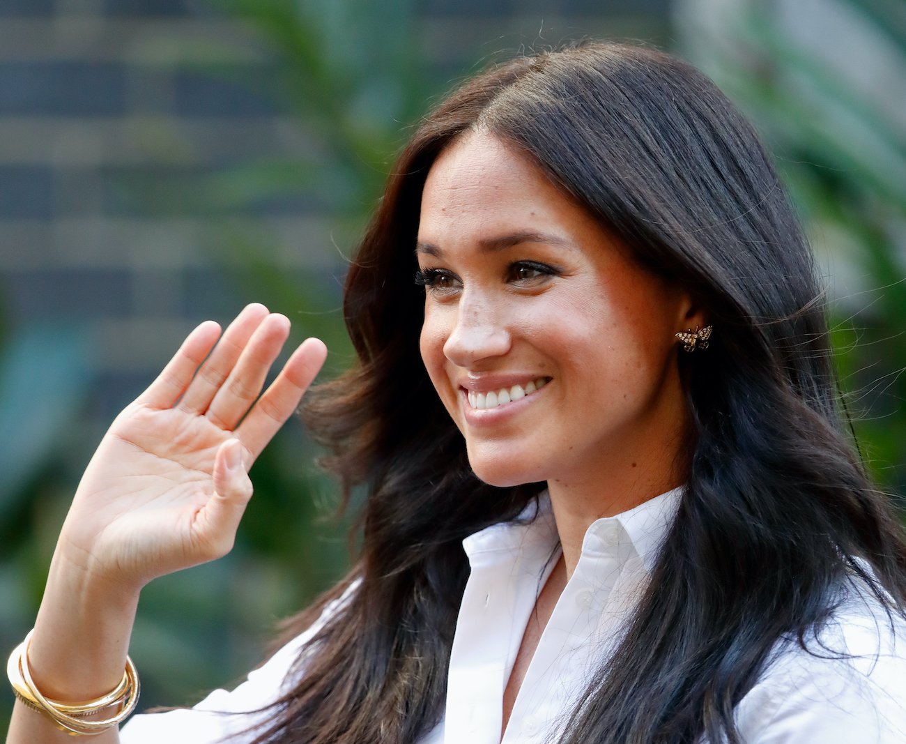 Meghan Markle at the launch of Smart Works capsule collection in 2019