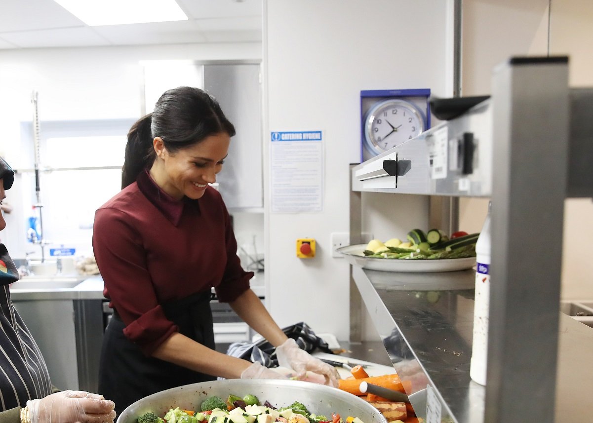 Meghan Markle cooking