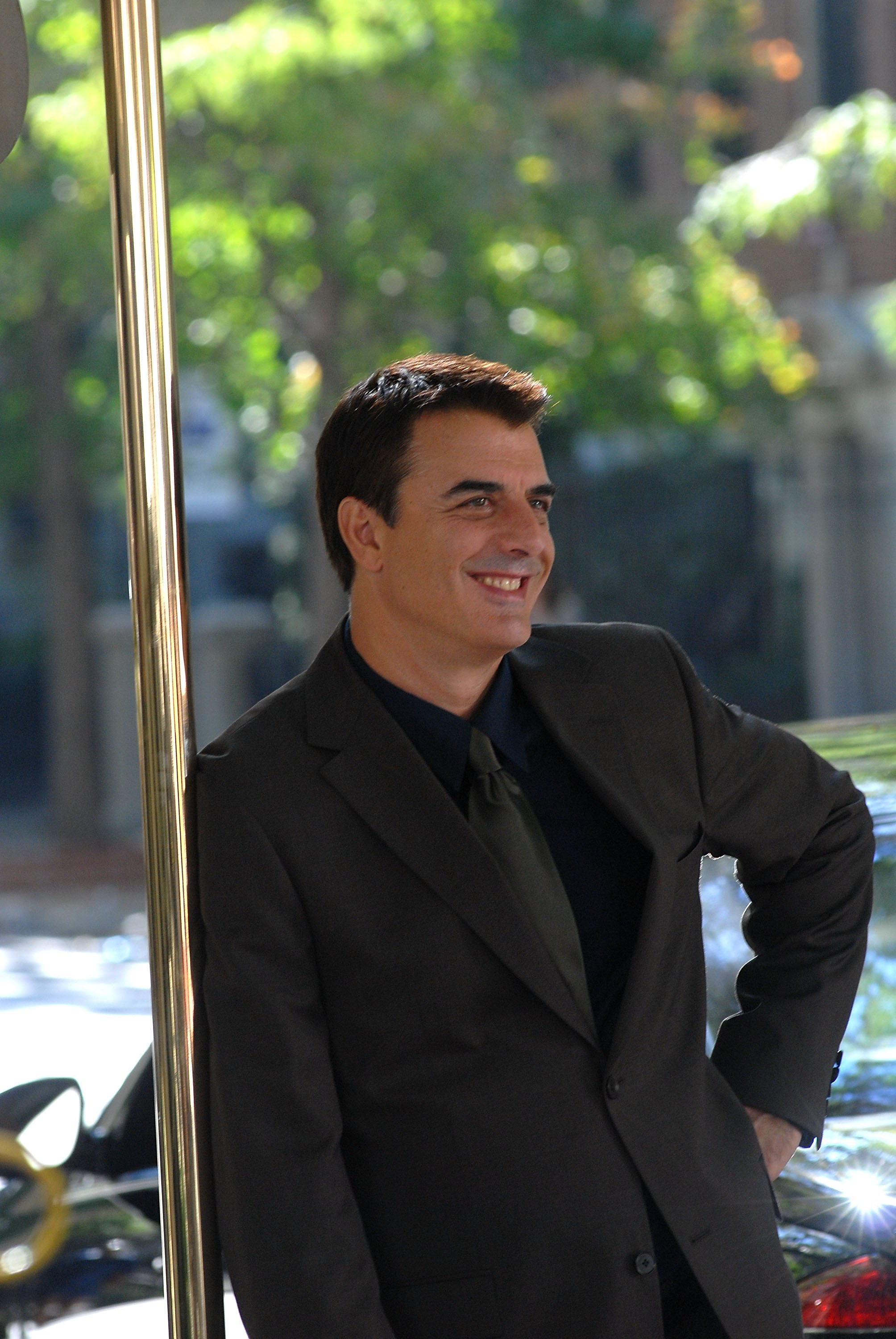 Chris Noth on location for 'Sex and the City' 