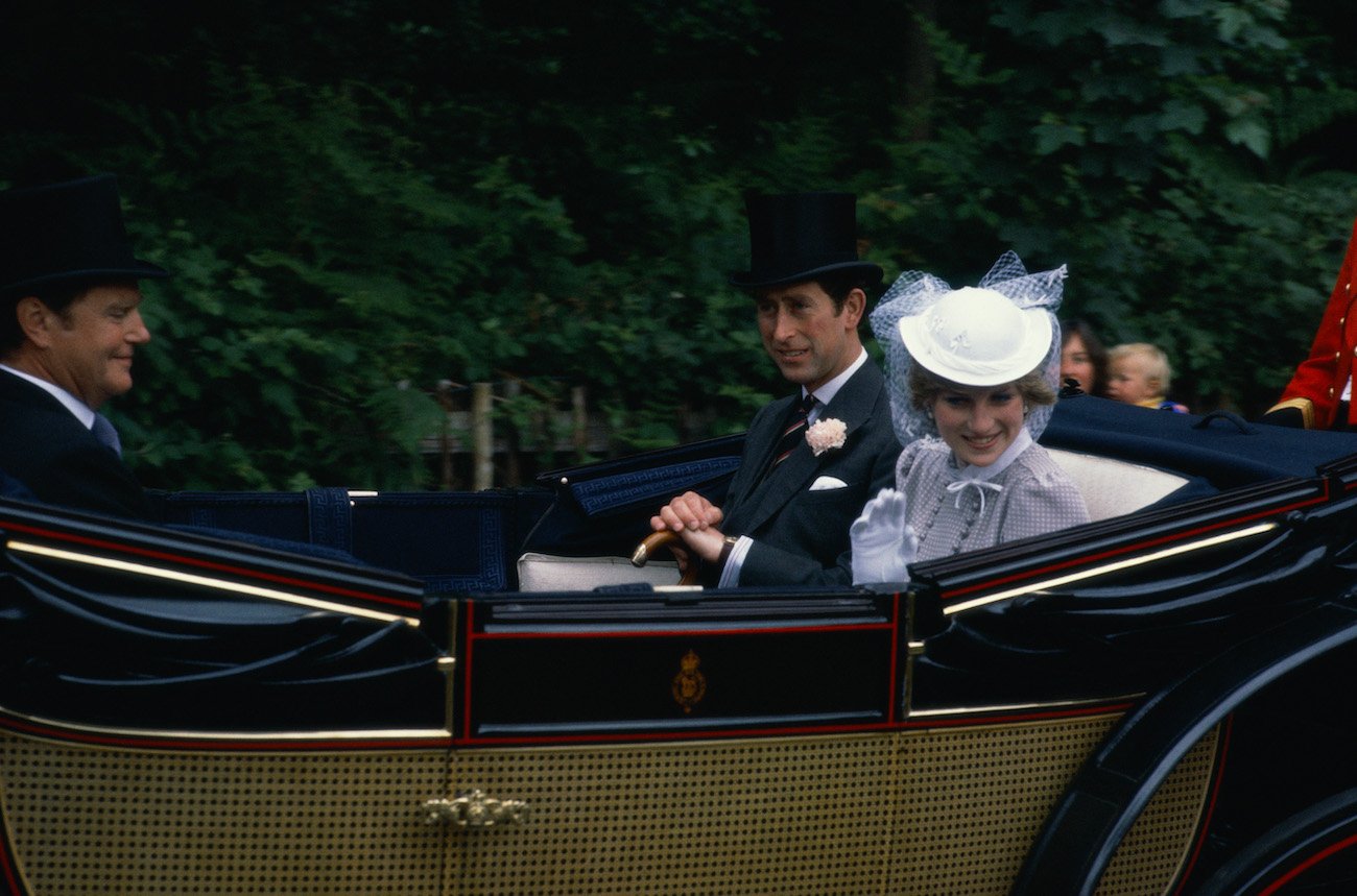 Princess Diana and Prince Charles at the 1981 Royal Ascot
