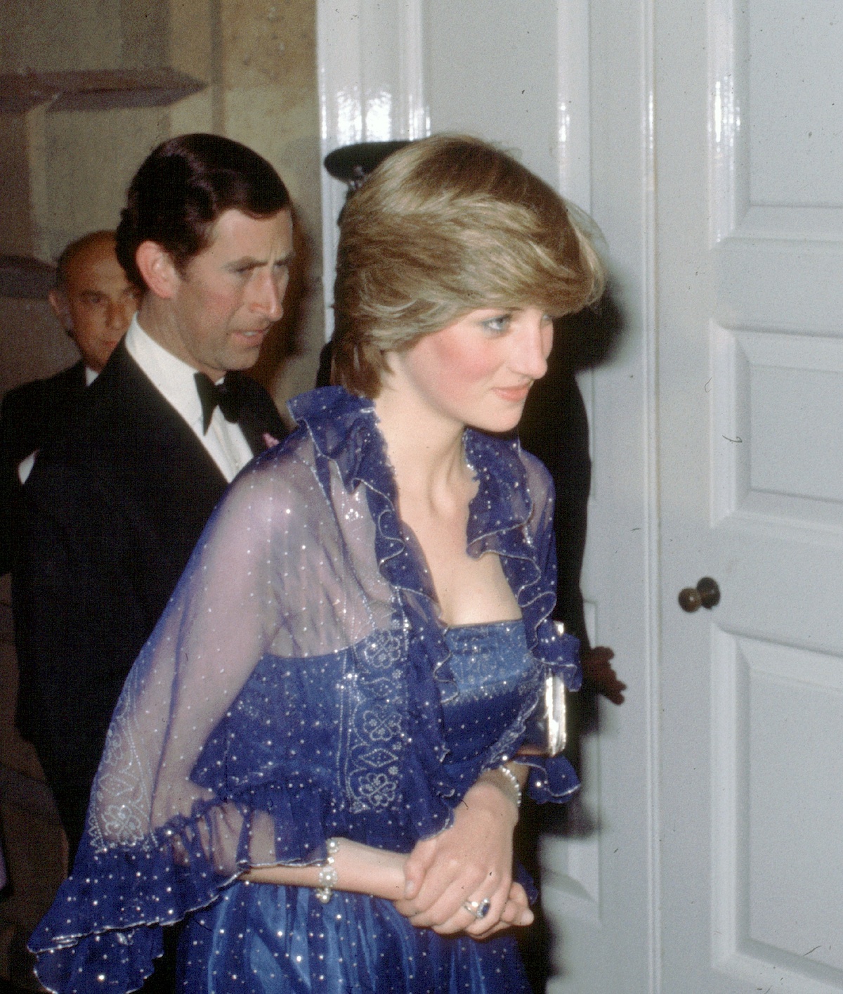 Prince Charles and Princess Diana attend an event at the Royal Academy
