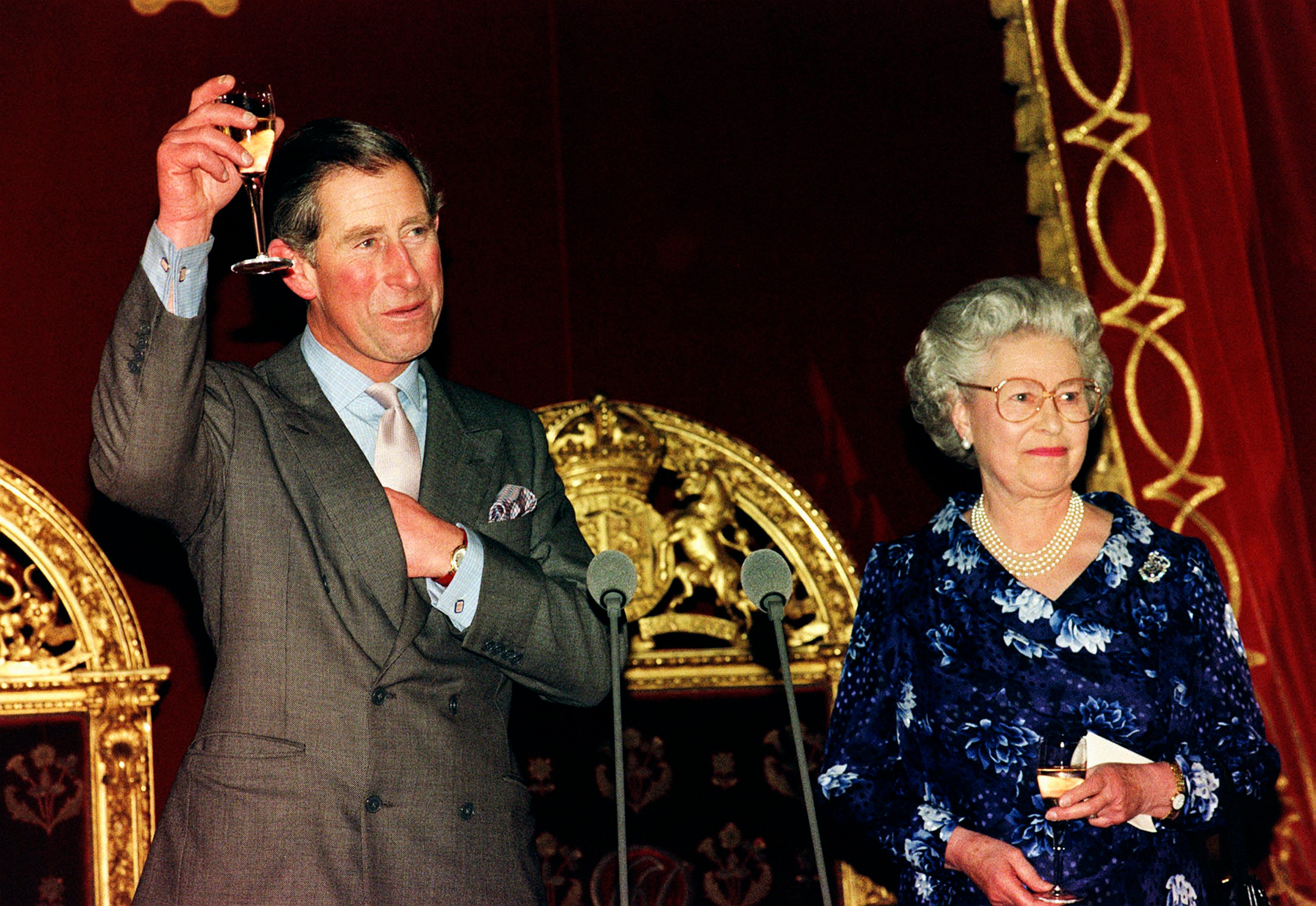 Prince Charles and Queen Elizabeth II