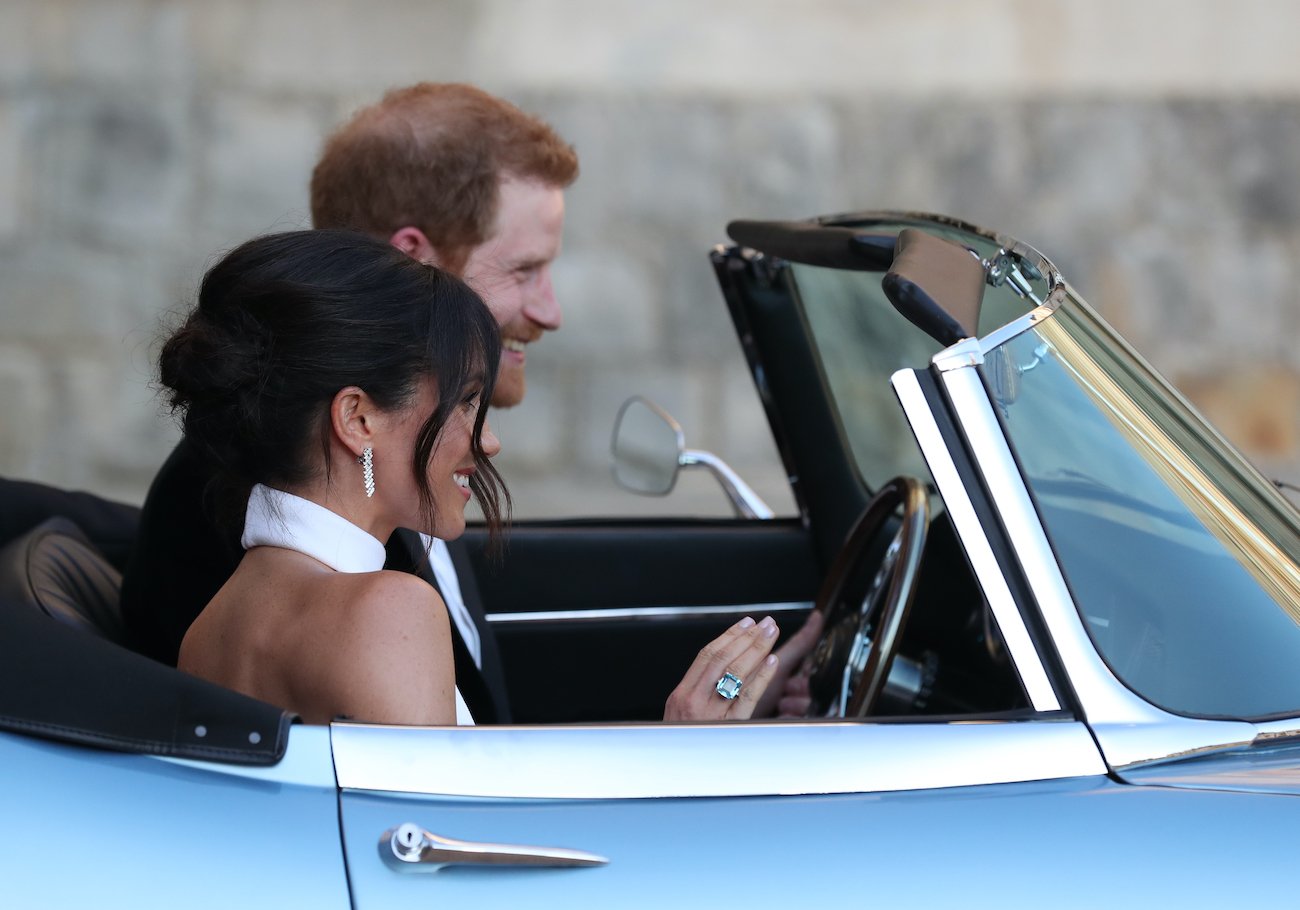 Prince Harry drives him and Meghan Markle to their royal wedding reception