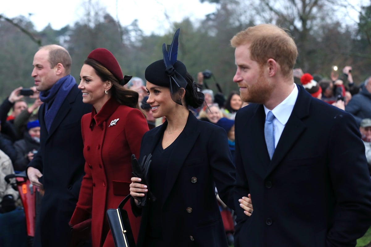 Prince William , Kate Middleton, Meghan Markle, and Prince Harry