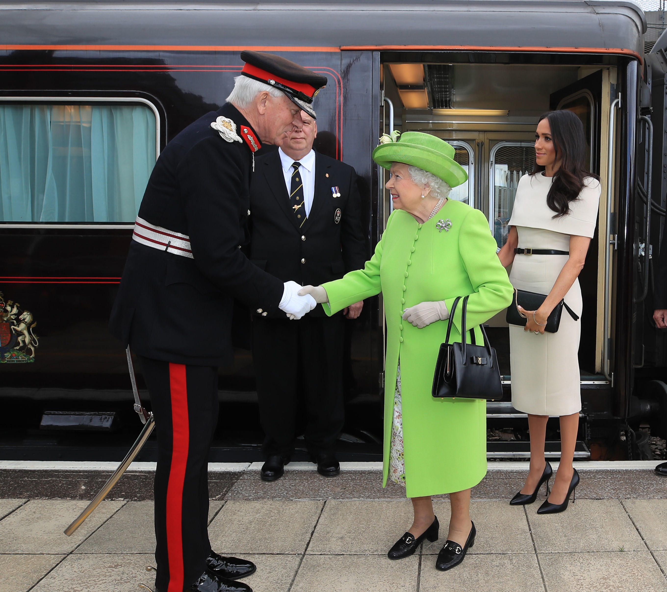 Queen Elizabeth II and Meghan Markle