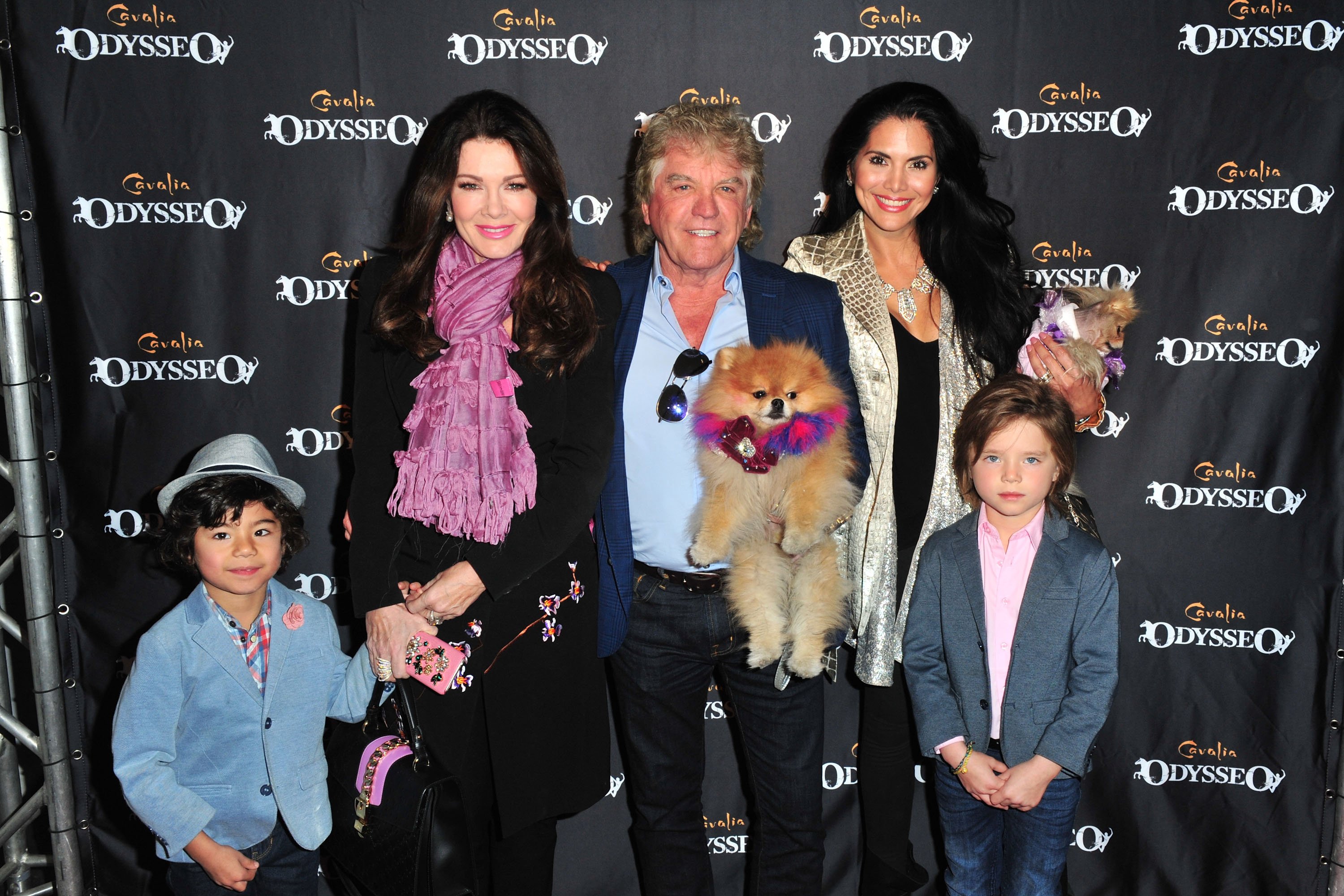 Max Todd, Lisa Vanderpump, Ken Todd, Joyce Giraud, and Pandora Todd