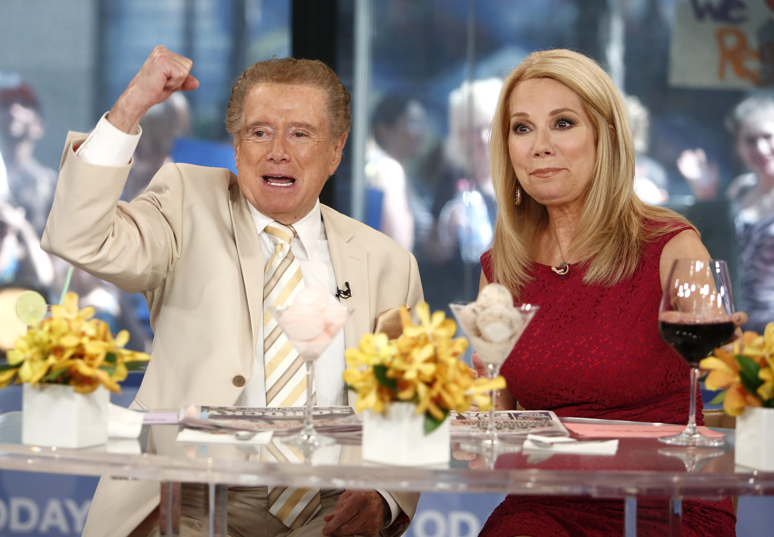 Regis Philbin and Kathie Lee Gifford on Today
