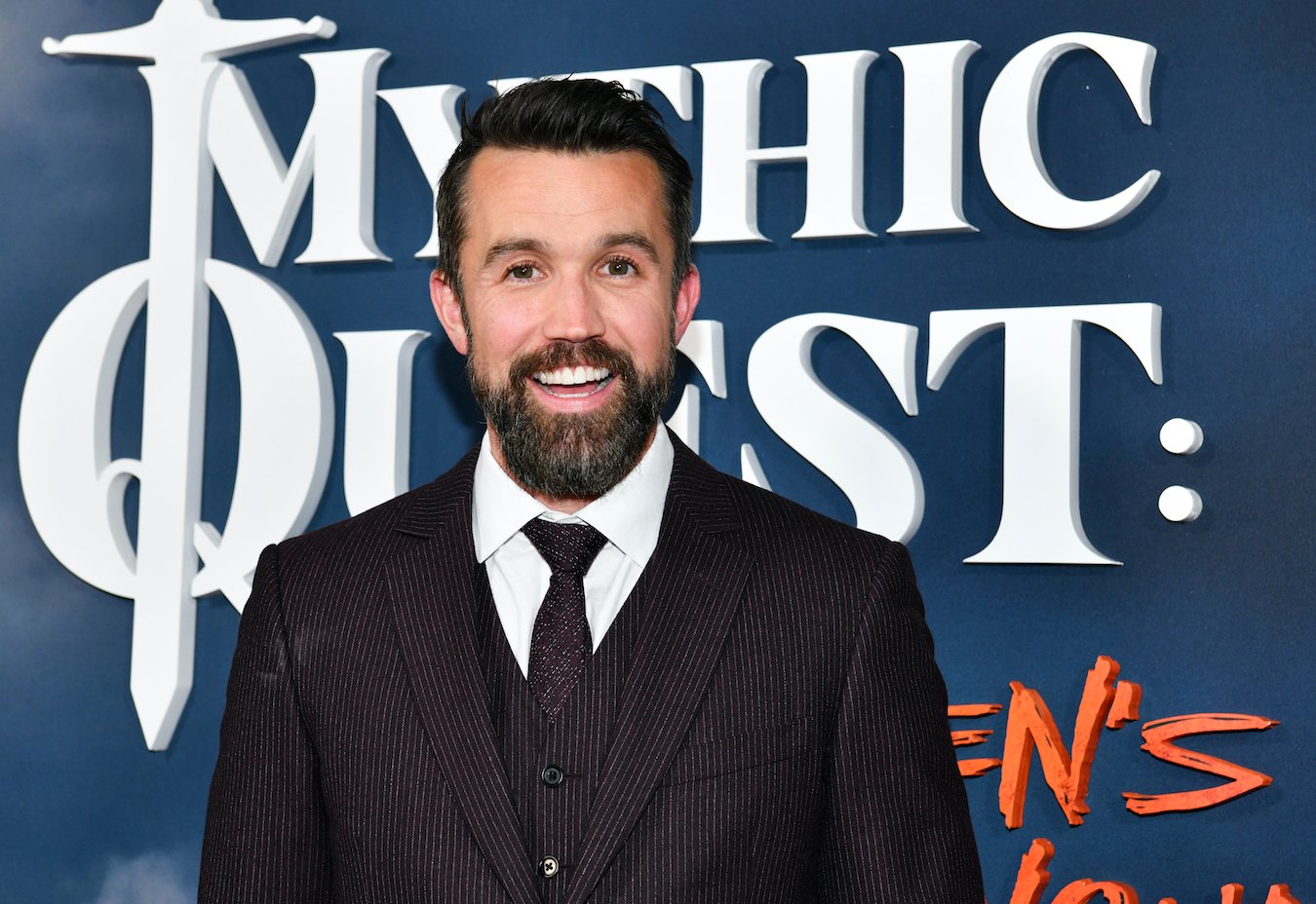Rob McElhenney attends the premiere of 'Mythic Quest: Raven's Banquet' 