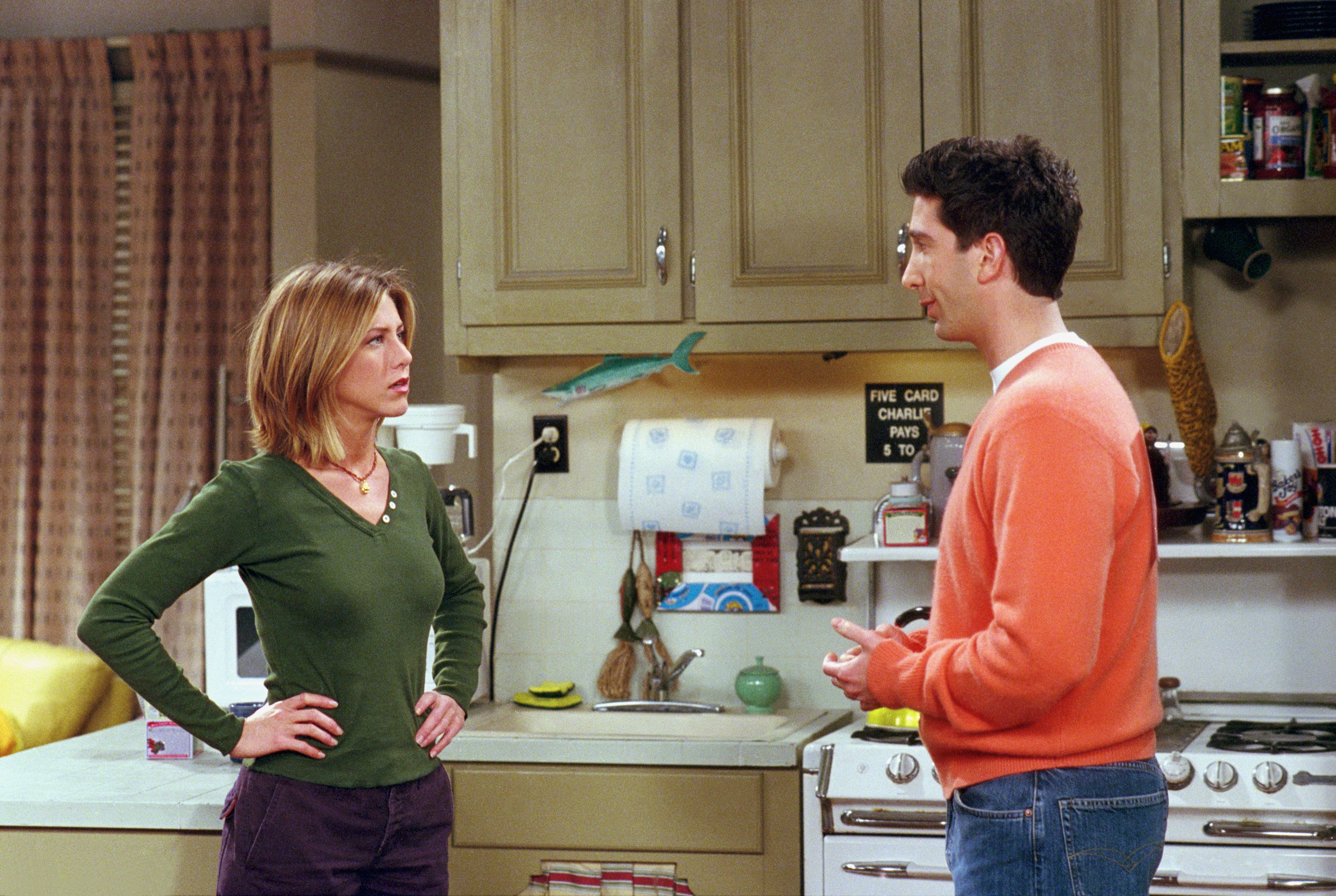 Ross and Rachel on Friends