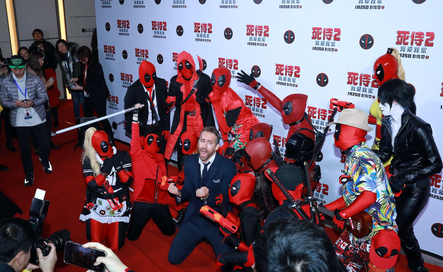 Actor Ryan Reynolds attends the premiere of 'Deadpool 2' at Park Hyatt Hotel. Could we see a Deadpool in the MCU next?