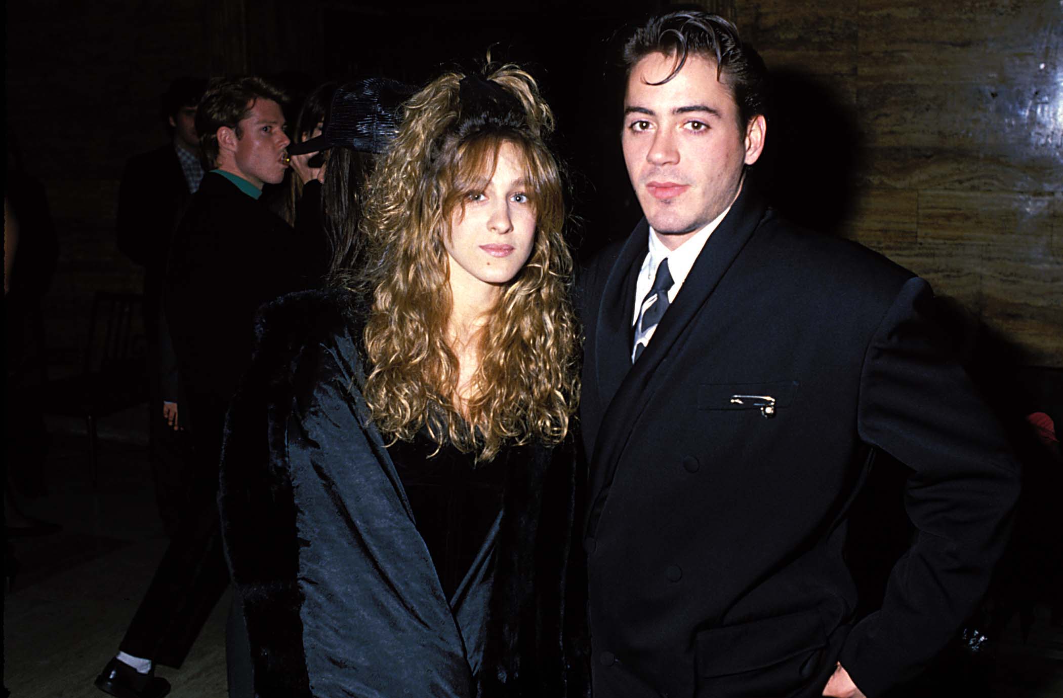 Sarah Jessica Parker and Robert Downey Jr. during 1988 Young Artists Unite