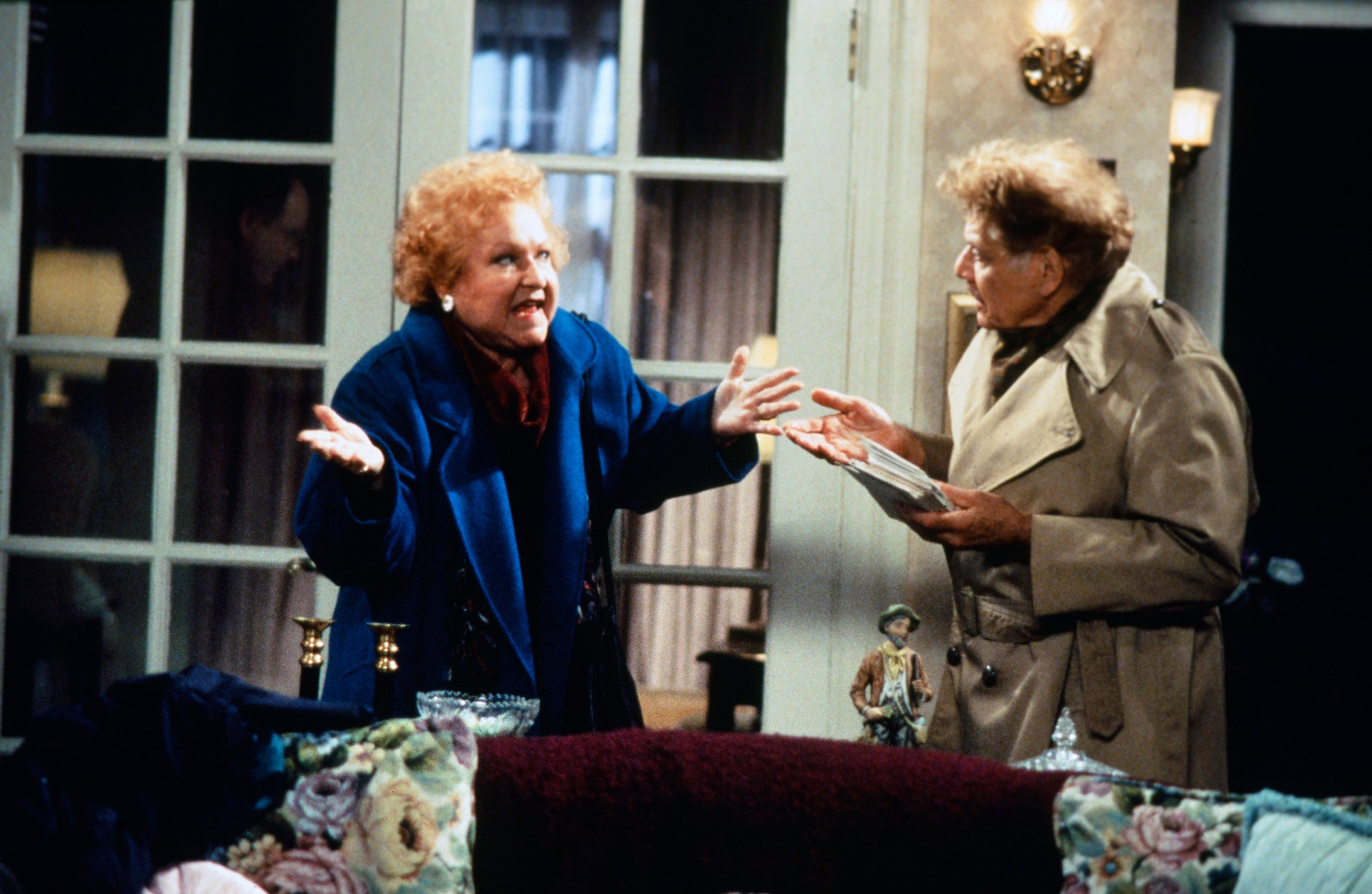 'The Cigar Store Indian' Episode 10 Estelle Harris as Estelle Costanza, Jerry Stiller as Frank Costanza