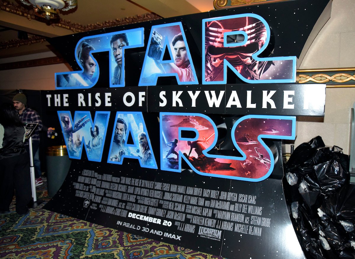 'Star Wars: The Rise Of Skywalker' sign