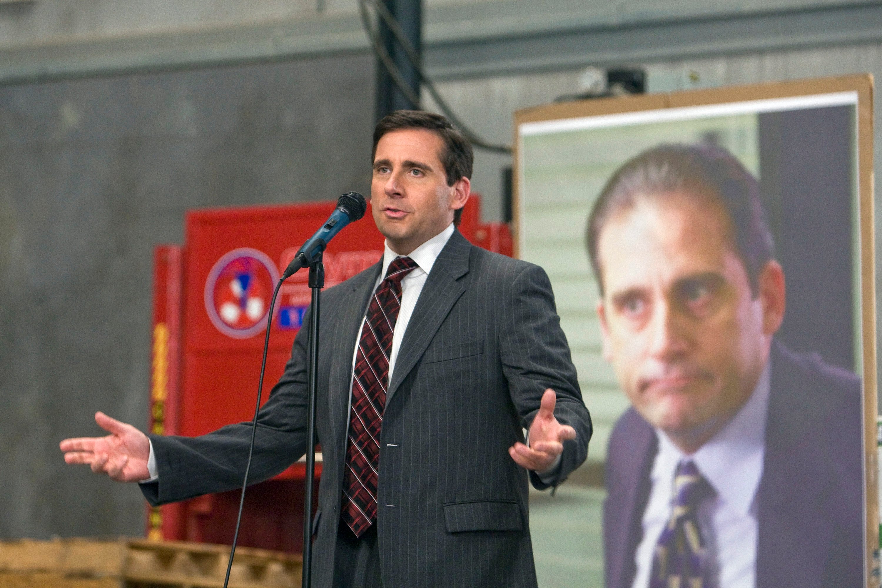 Steve Carell as Michael on 'The Office'