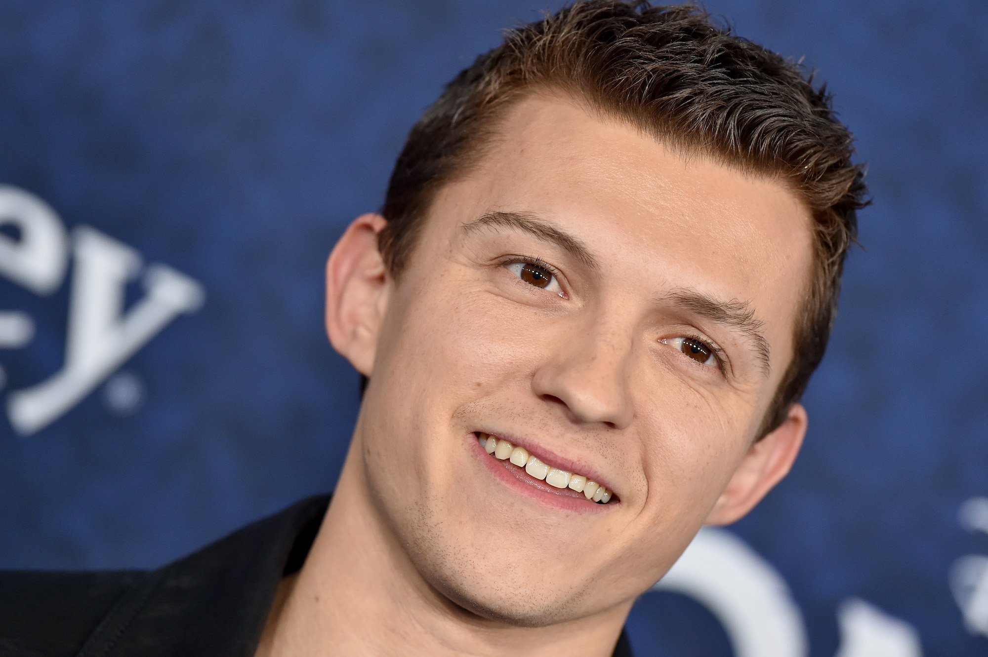 Tom Holland smiling