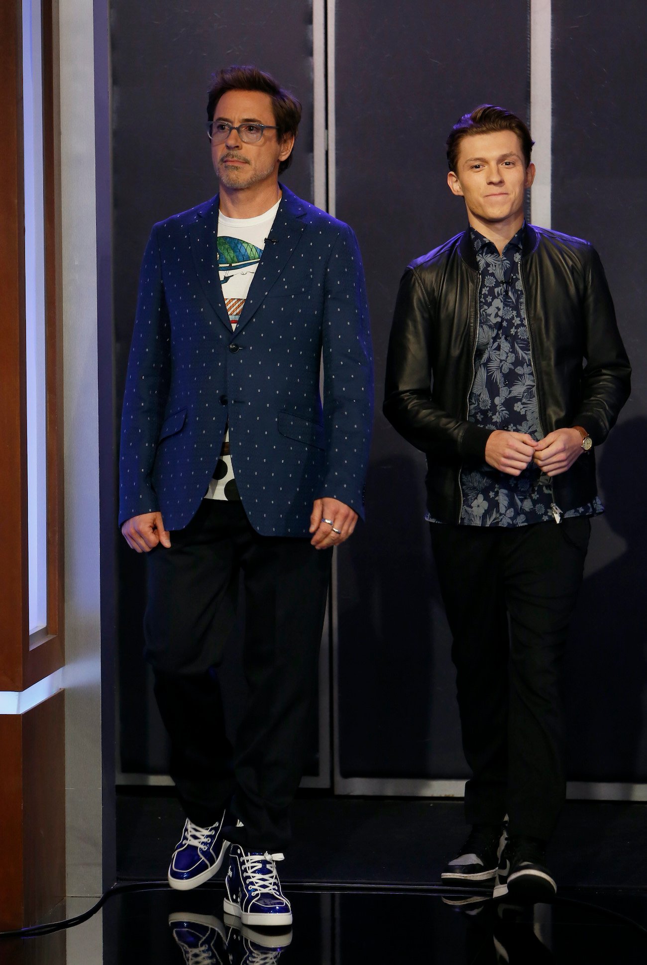 Tom Holland and Robert Downey Jr. MCU