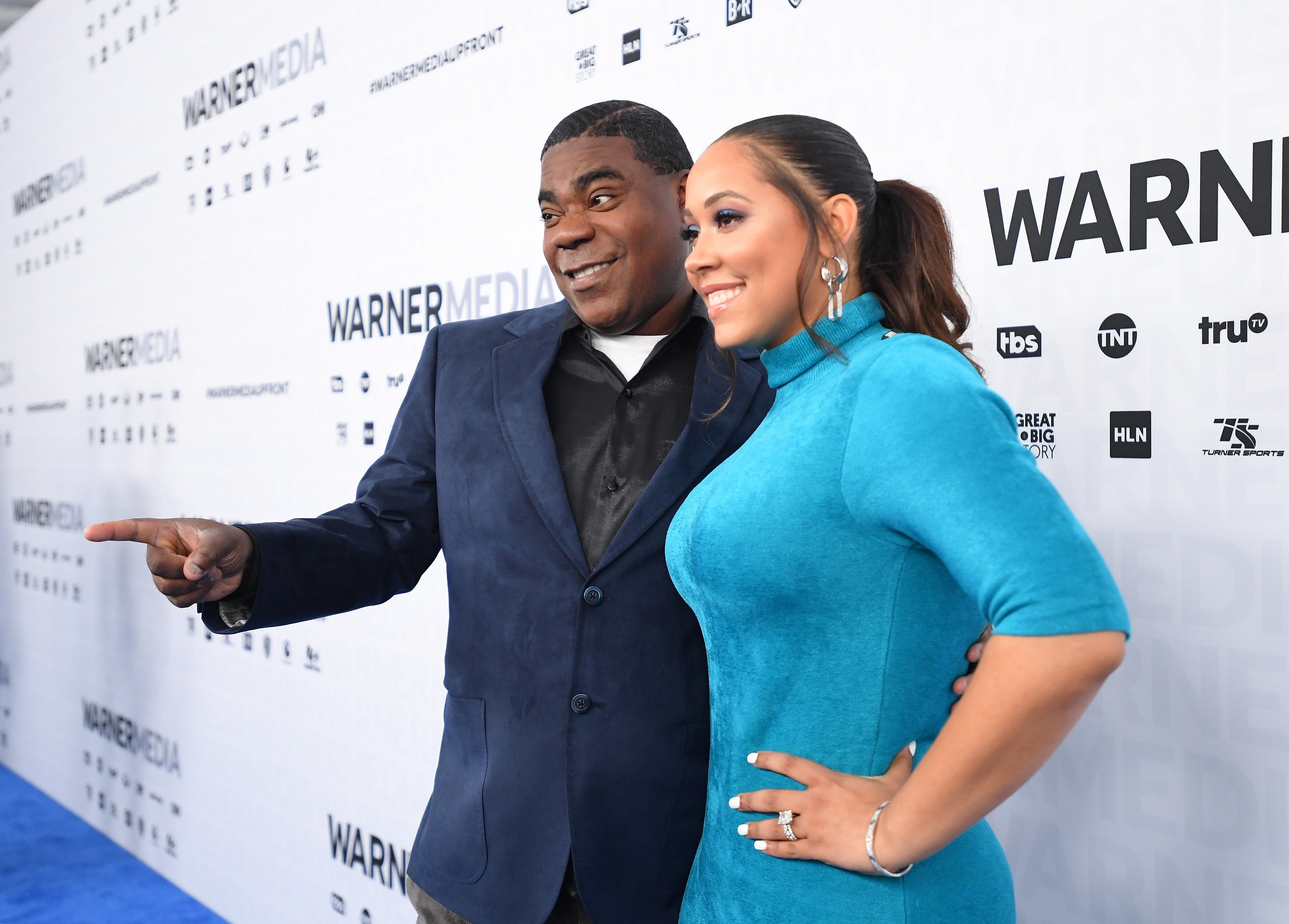 Tracy Morgan and Megan Wollover