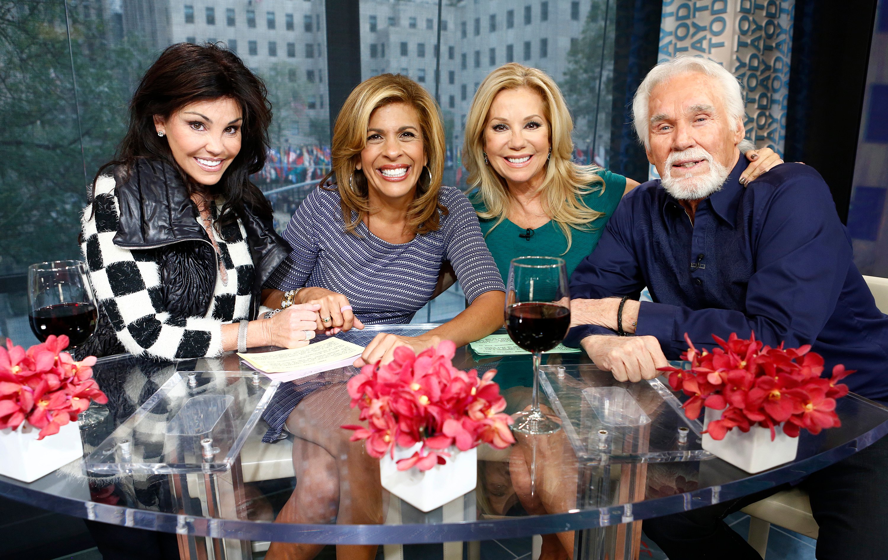 Wanda Miller, Hoda Kotb, Kathie Lee Gifford and Kenny Rogers on the "Today" show | Peter Kramer/NBC/NBC Newswire/NBCUniversal via Getty Images