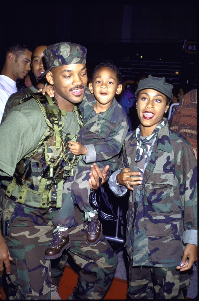 Will Smith, Trey Smith, and Jada Pinkett Smith