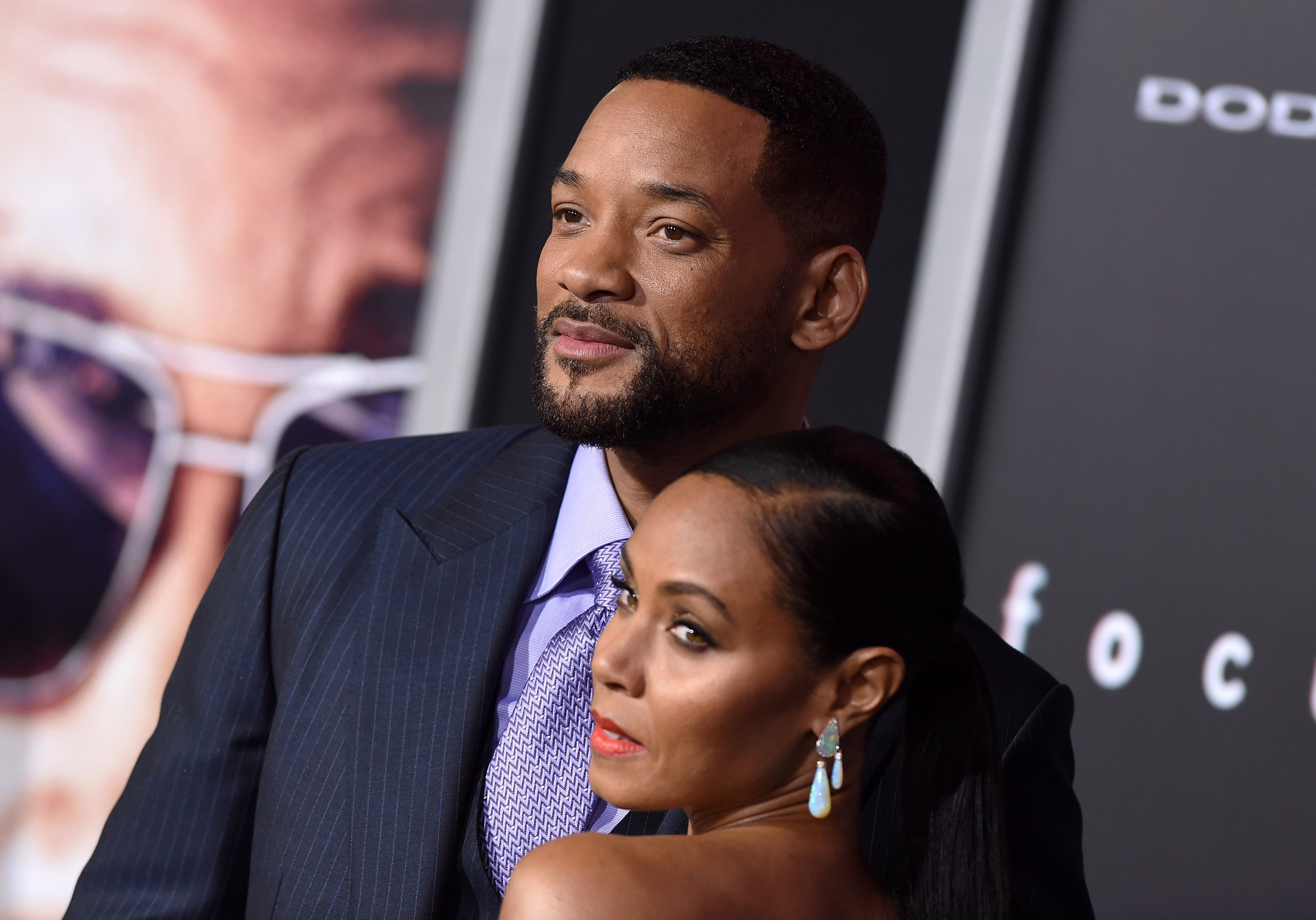 Will Smith and Jada Pinkett Smith on the red carpet