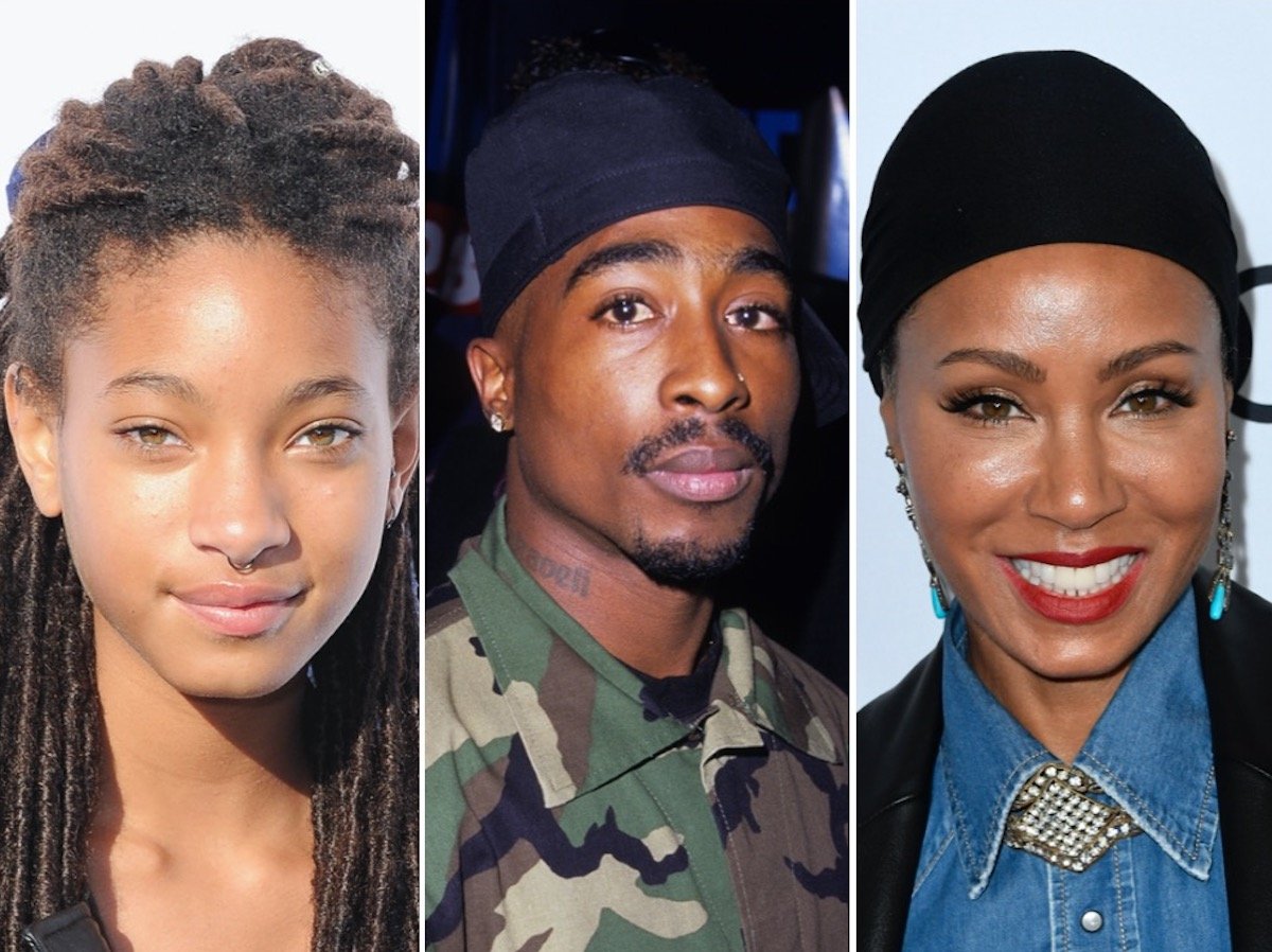 Willow Smith, Tupac Shakur, and Jada Pinkett Smith