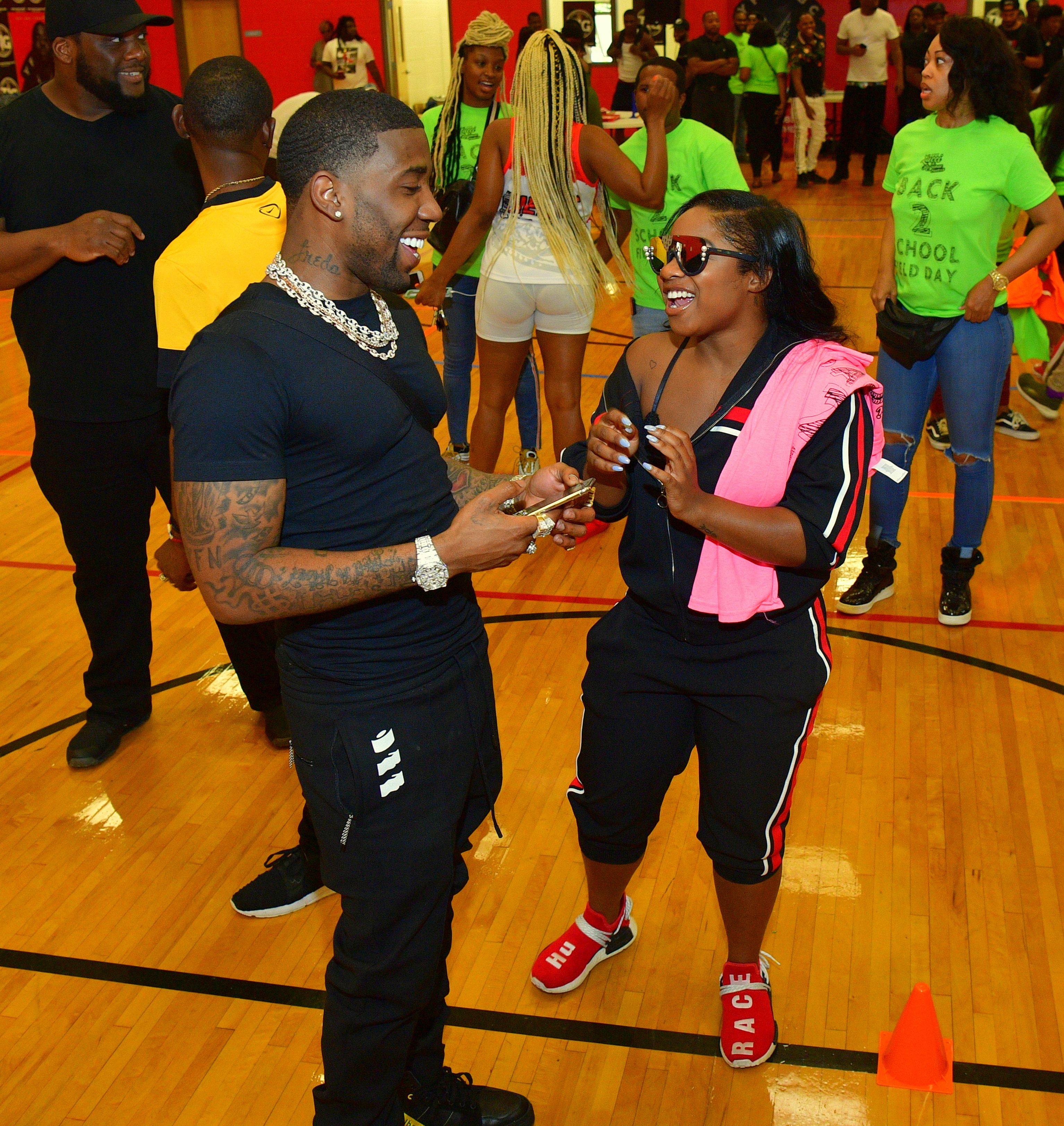 YFN Lucci and Reginae Carter in 2018