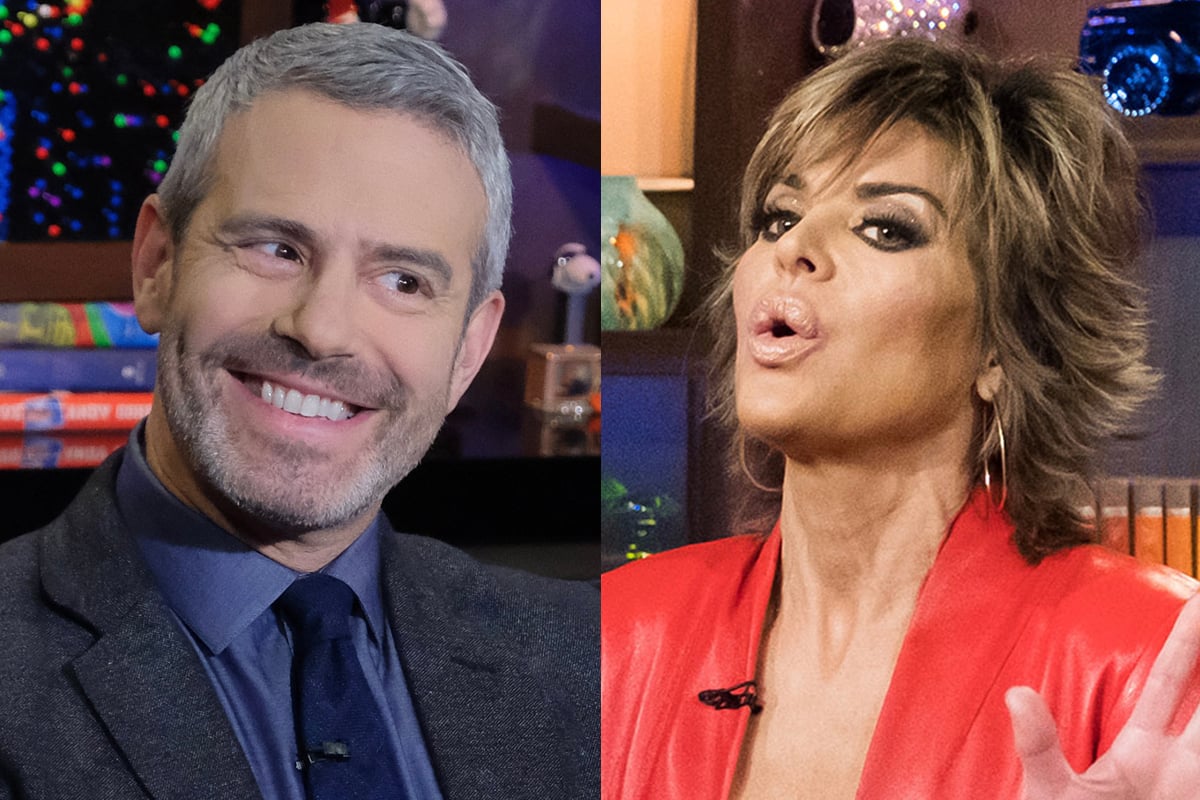 Andy Cohen and Lisa Rinna