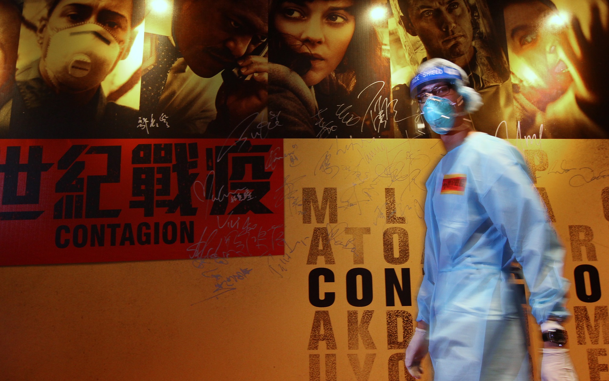 Hong Kong premiere of 'Contagion' in 2011