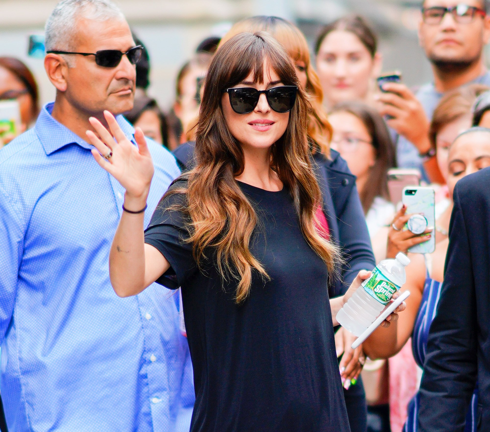 Dakota Johnson at AOL Build on August 7, 2019 in New York City