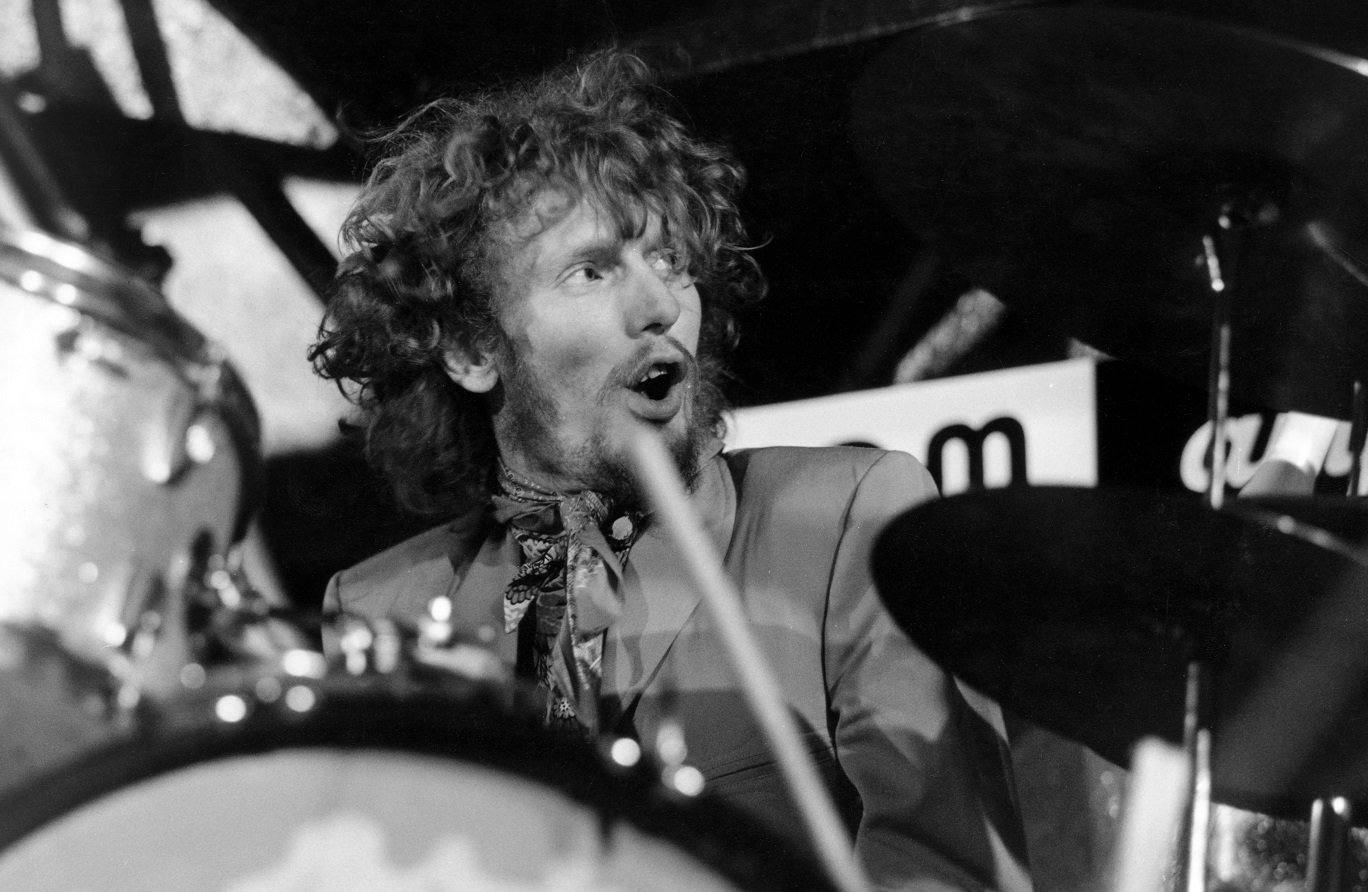 Ginger Baker of Cream on drums