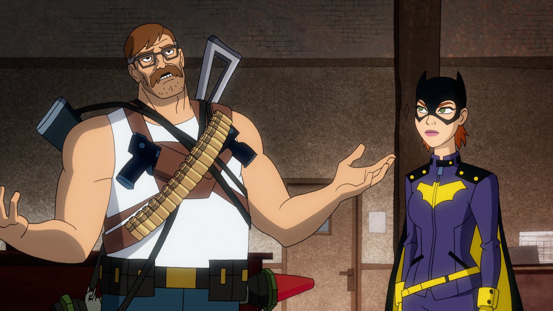 Jim Gordon and Batgirl (aka Barbara Gordon) in Season 2 of 'Harley Quinn'