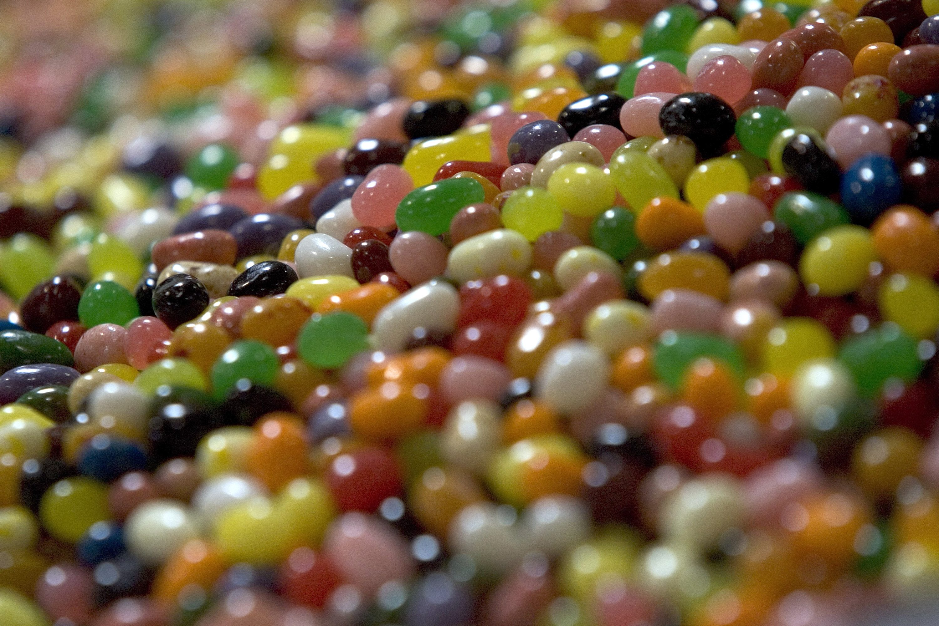 Numerous jelly beans