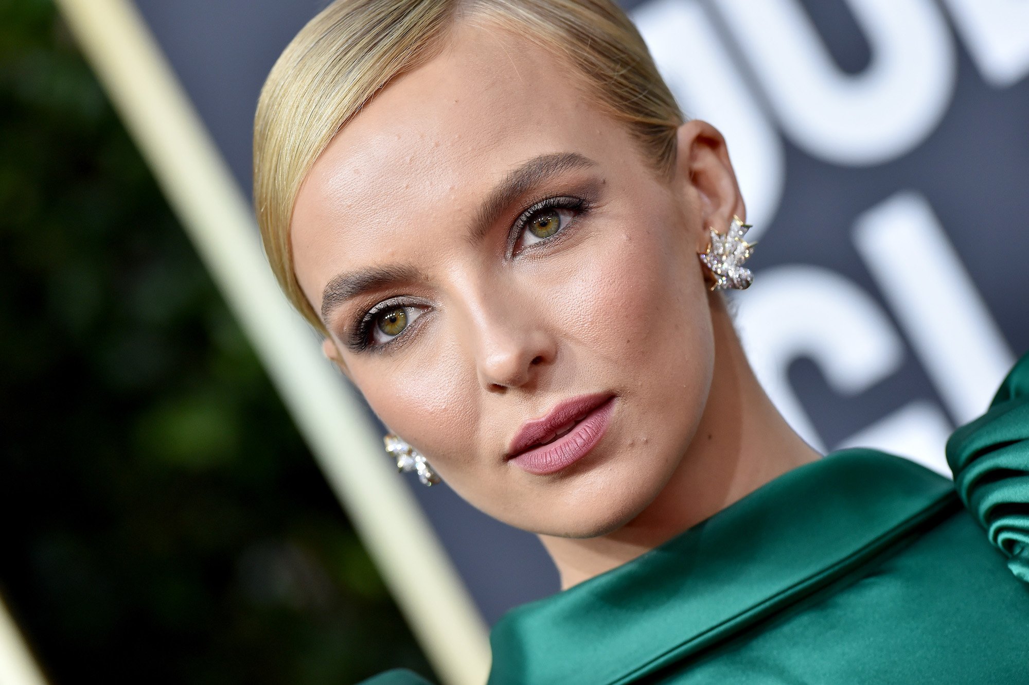 Jodie Comer at the 77th Annual Golden Globe Awards on January 05, 2020.