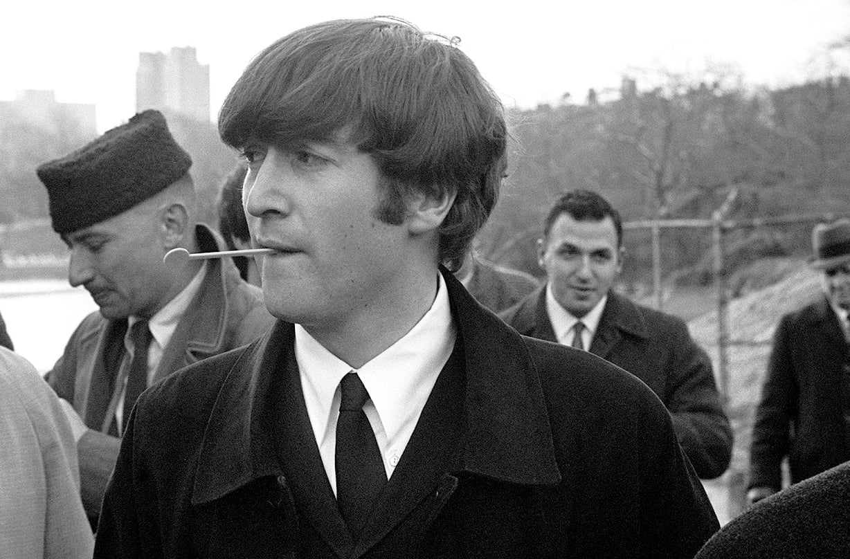 John Lennon in Central Park, 1964