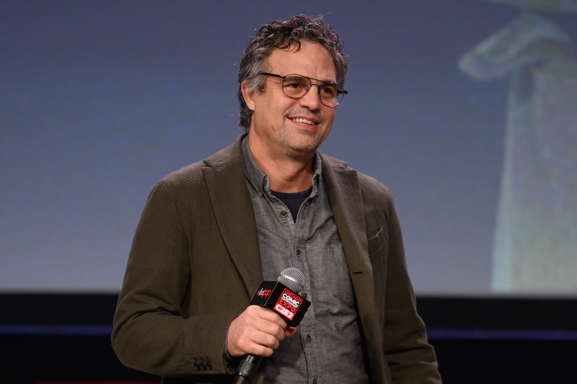 Mark Ruffalo speaks onstage